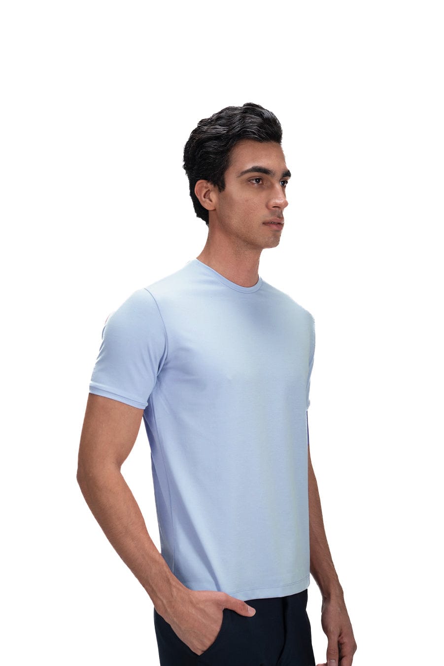 Salient Crew Neck - Artic Blue