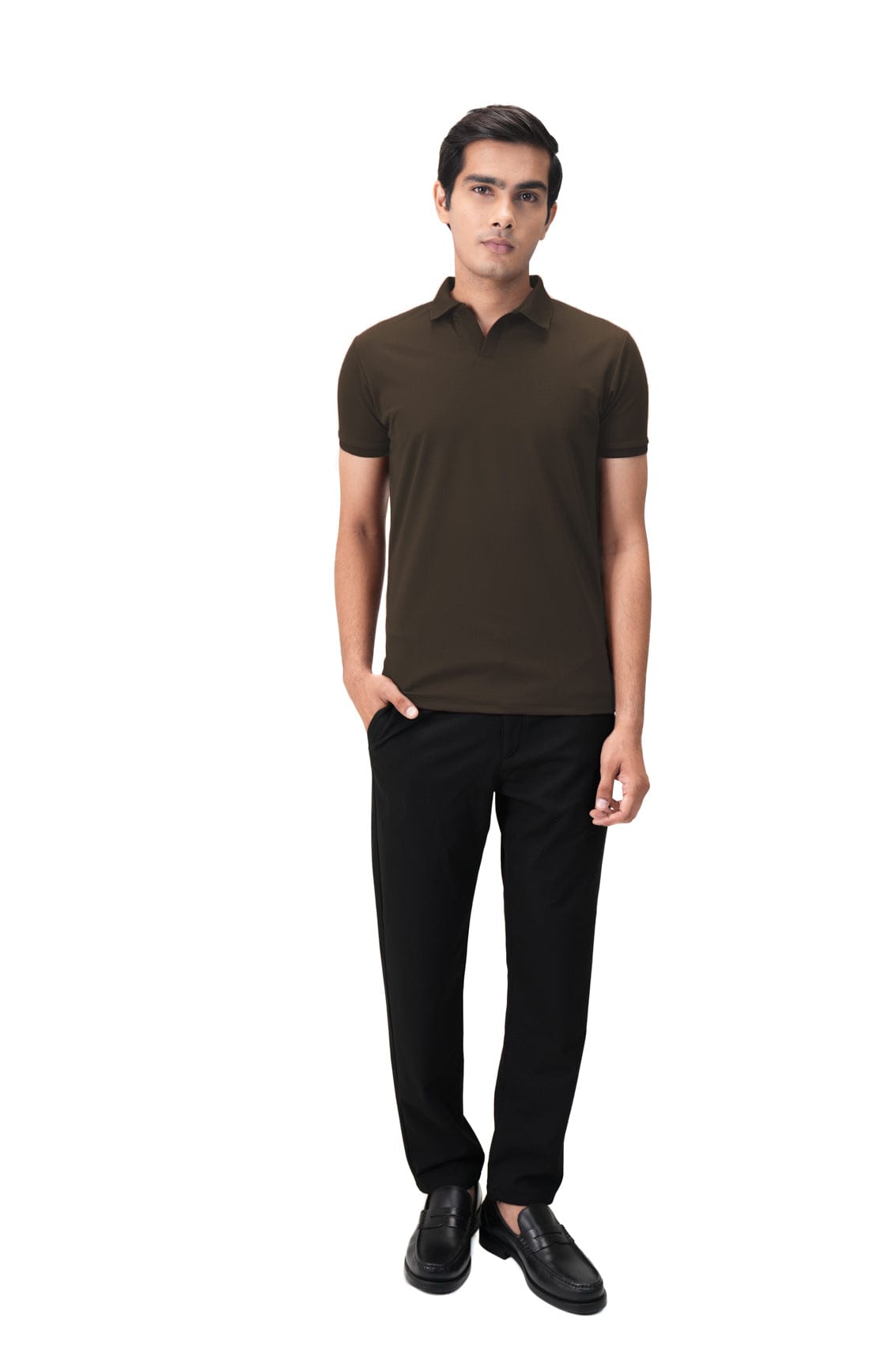 Wing Polo - Heavy Dobby Johnny collar Polo