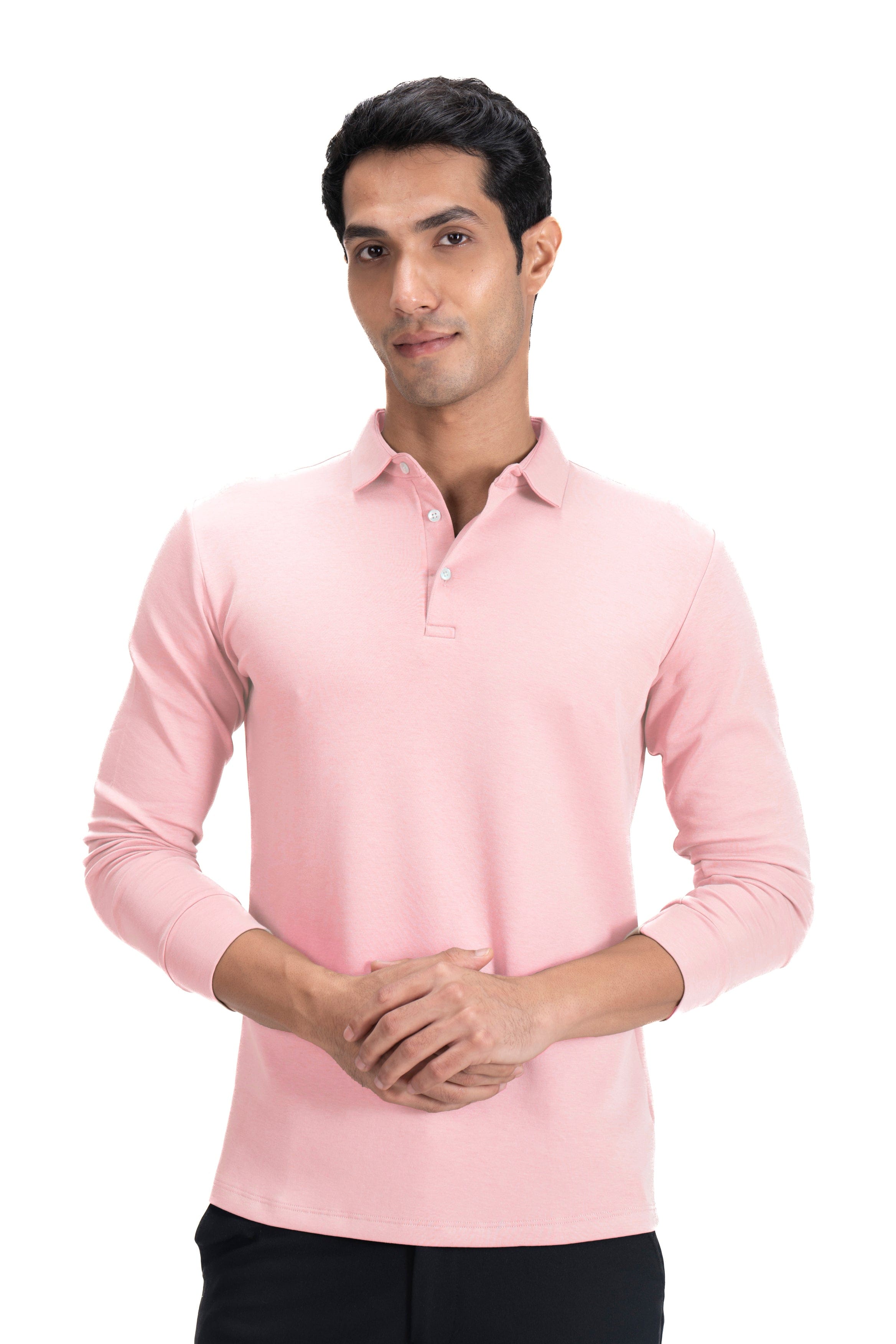 Legacy Polo Sweater- Summer Pink