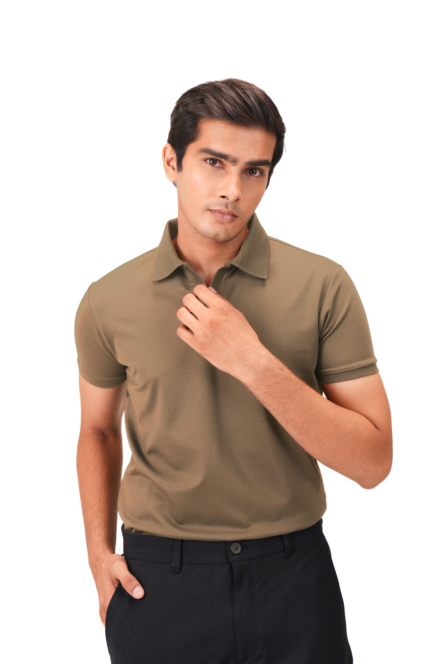 Wing Polo - Heavy Dobby Johnny collar Polo