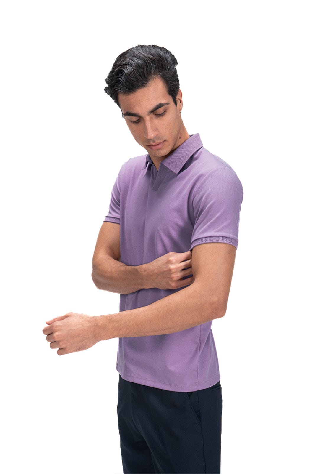 Wing Polo - Heavy Dobby Johnny collar Polo