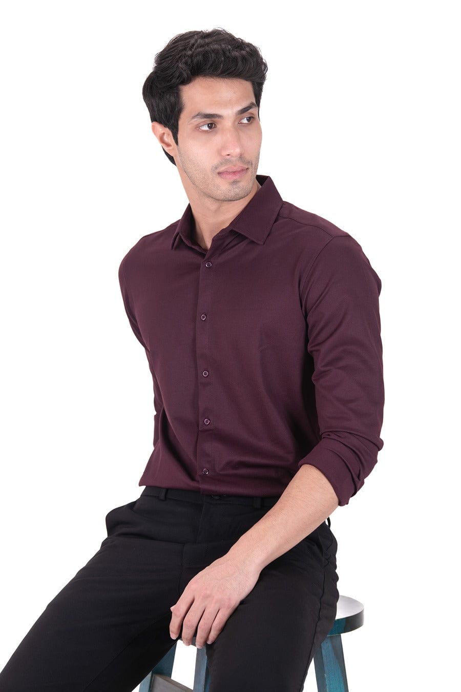 Cardinal Dobby Shirt - Knitted Heavy Shirt