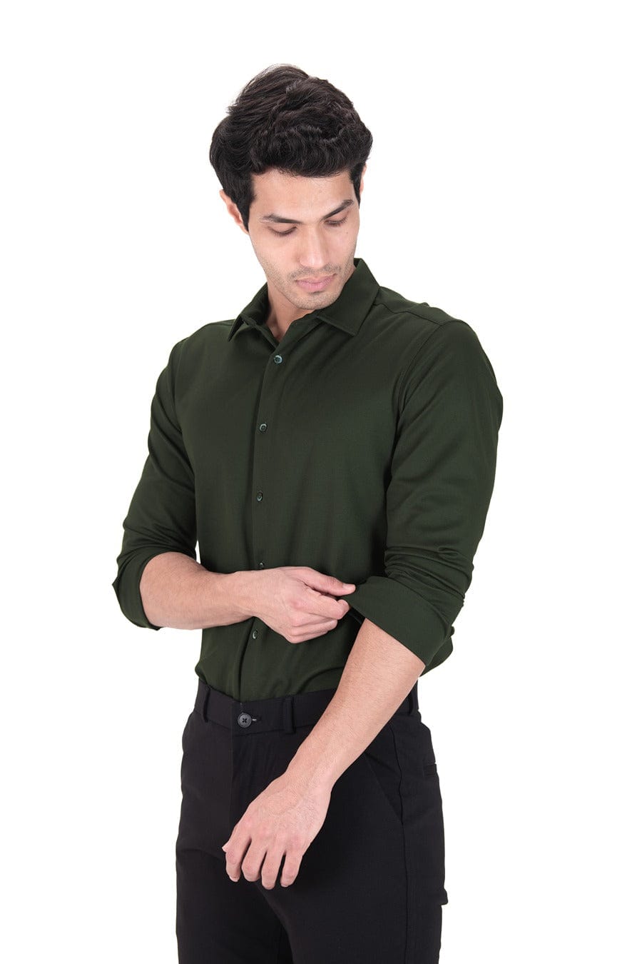 Cardinal Dobby Shirt - Knitted Heavy Shirt