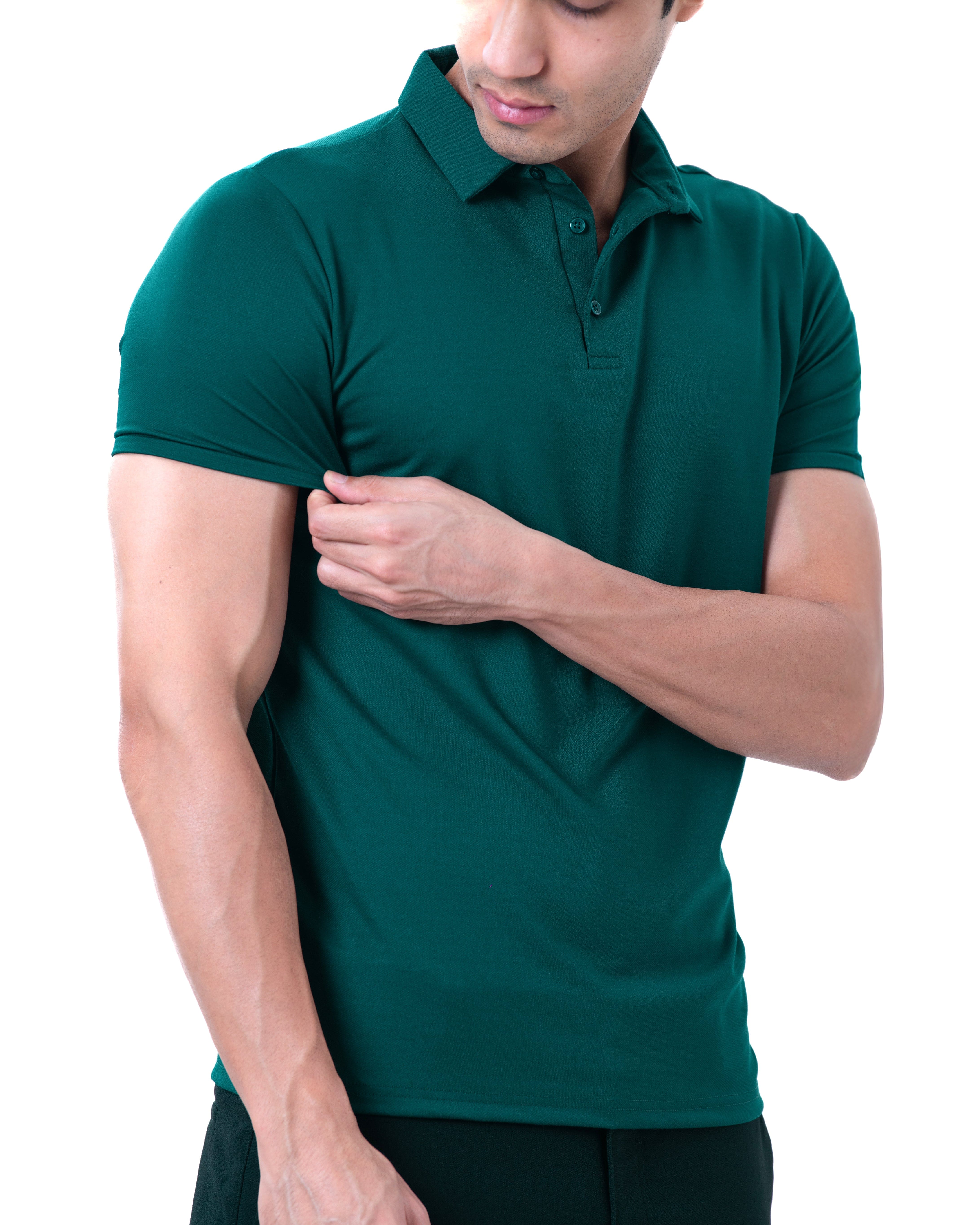 Cardinal Polo Twill- Natural Green
