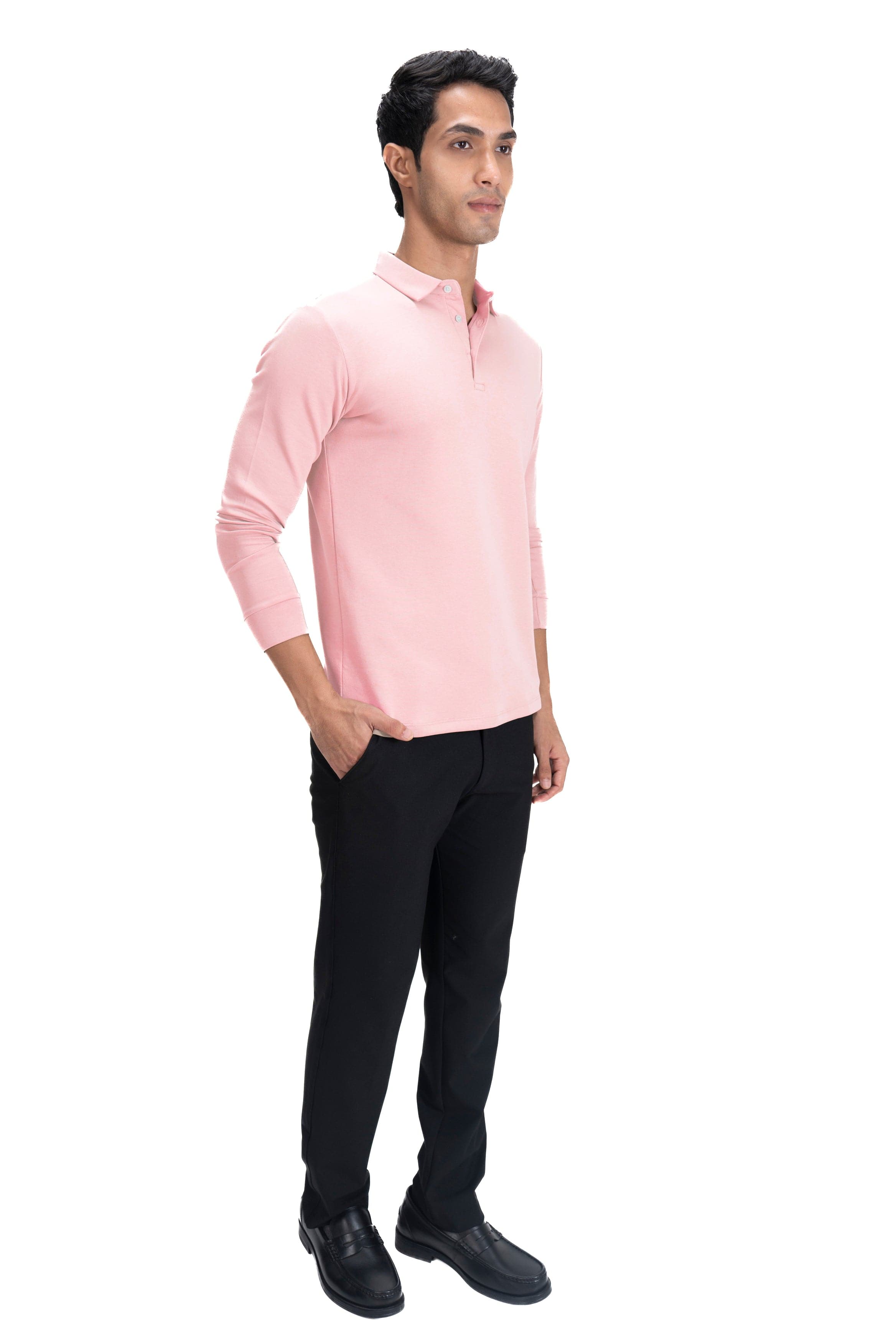 Legacy Polo Sweater- Summer Pink