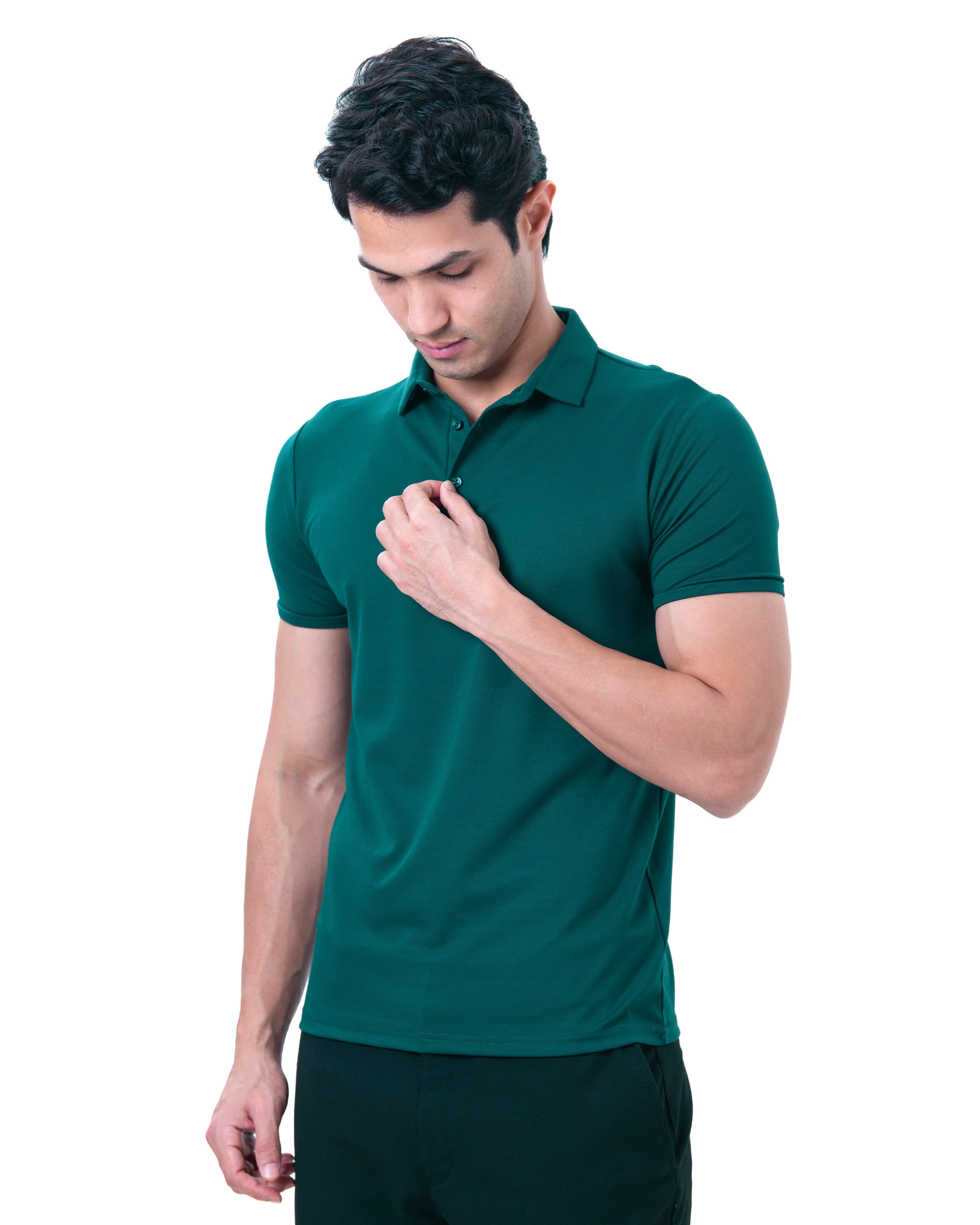 Cardinal Polo Twill- Natural Green