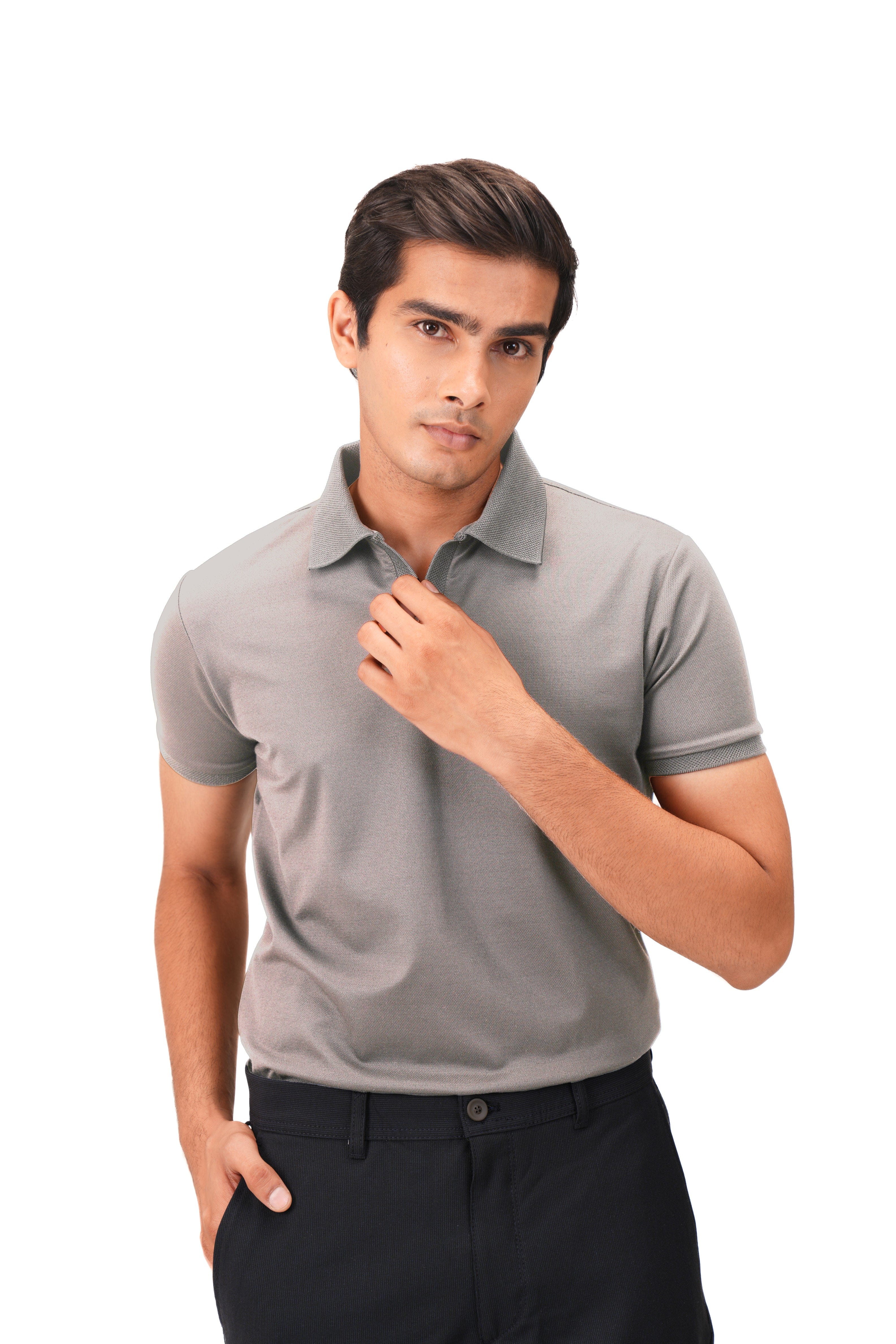 Wing Polo - Heavy Dobby Johnny collar Polo