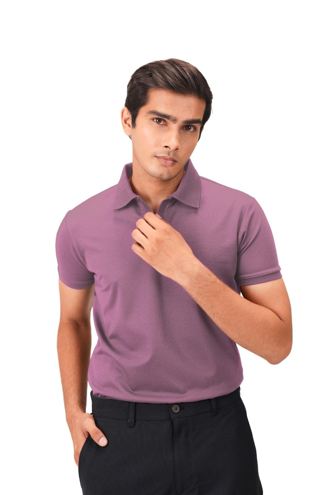 Wing Polo - Rose Wood