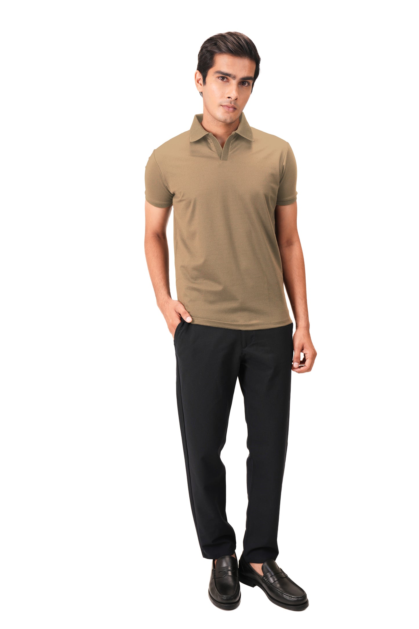 Wing Polo - Heavy Dobby Johnny collar Polo