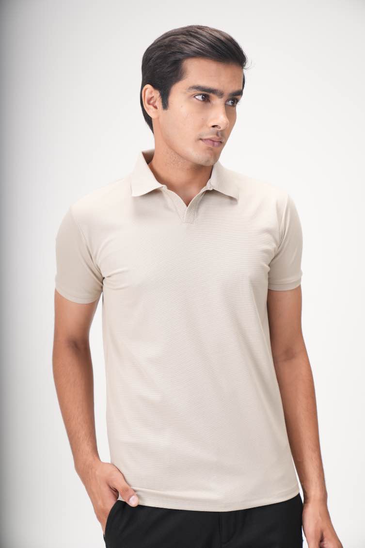 Wing Polo - Heavy Dobby Johnny collar Polo
