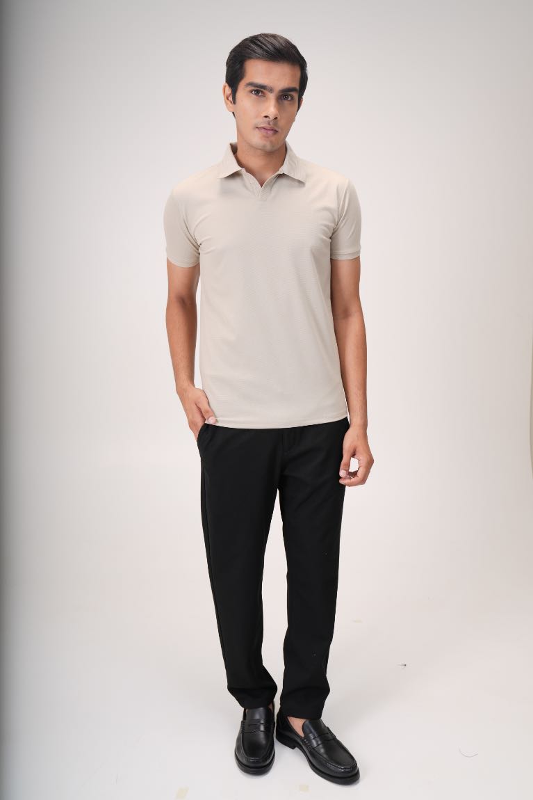 Wing Polo - Heavy Dobby Johnny collar Polo
