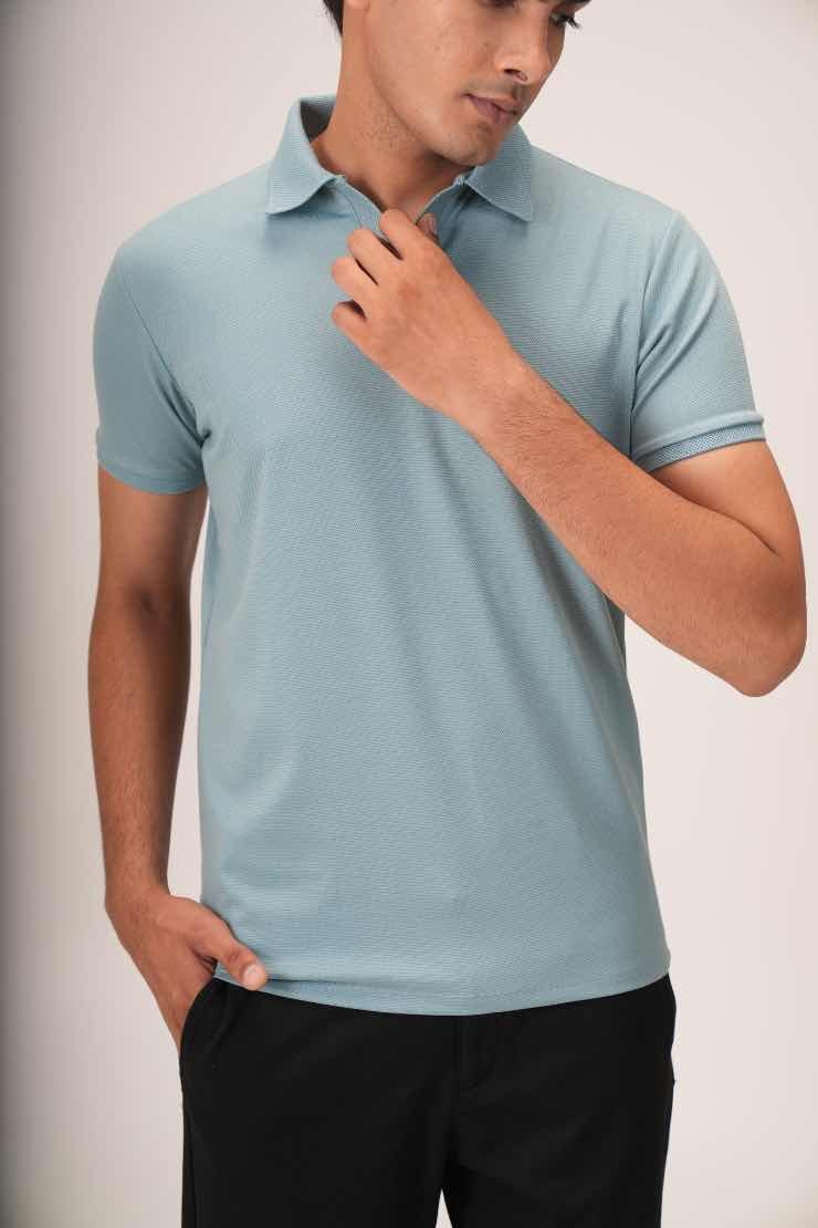 Wing Polo - Heavy Dobby Johnny collar Polo