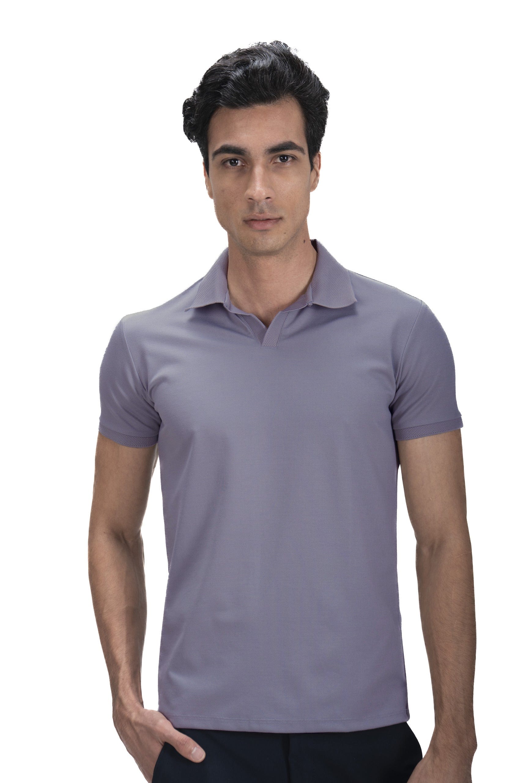Wing Polo - Heavy Dobby Johnny collar Polo