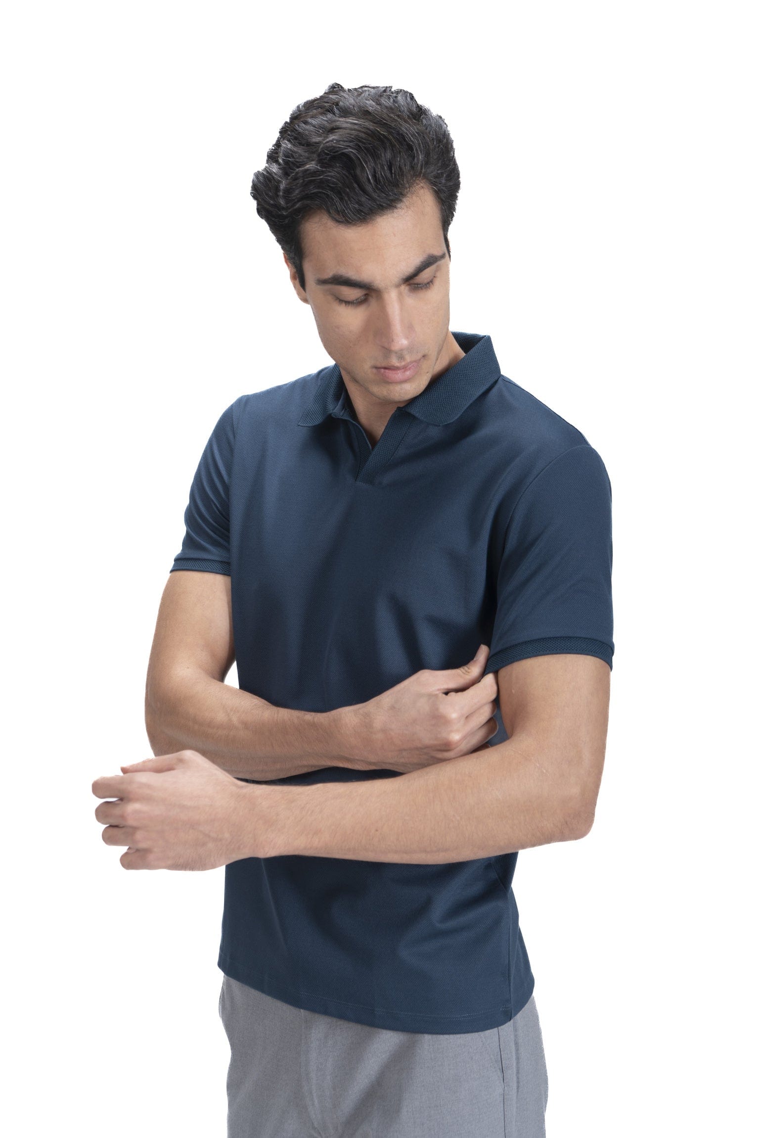 Wing Polo - Heavy Dobby Johnny collar Polo