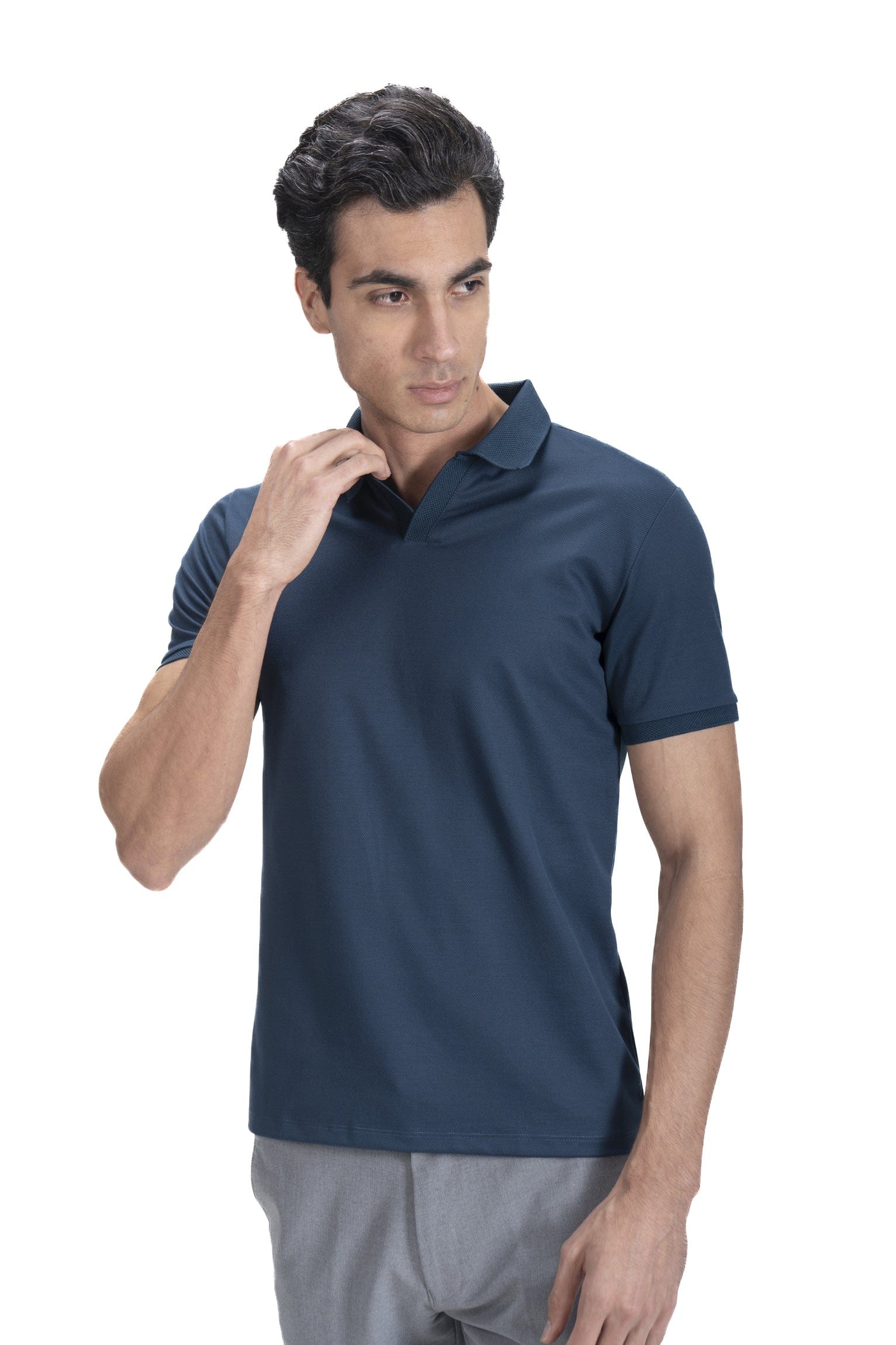 Wing Polo - Heavy Dobby Johnny collar Polo