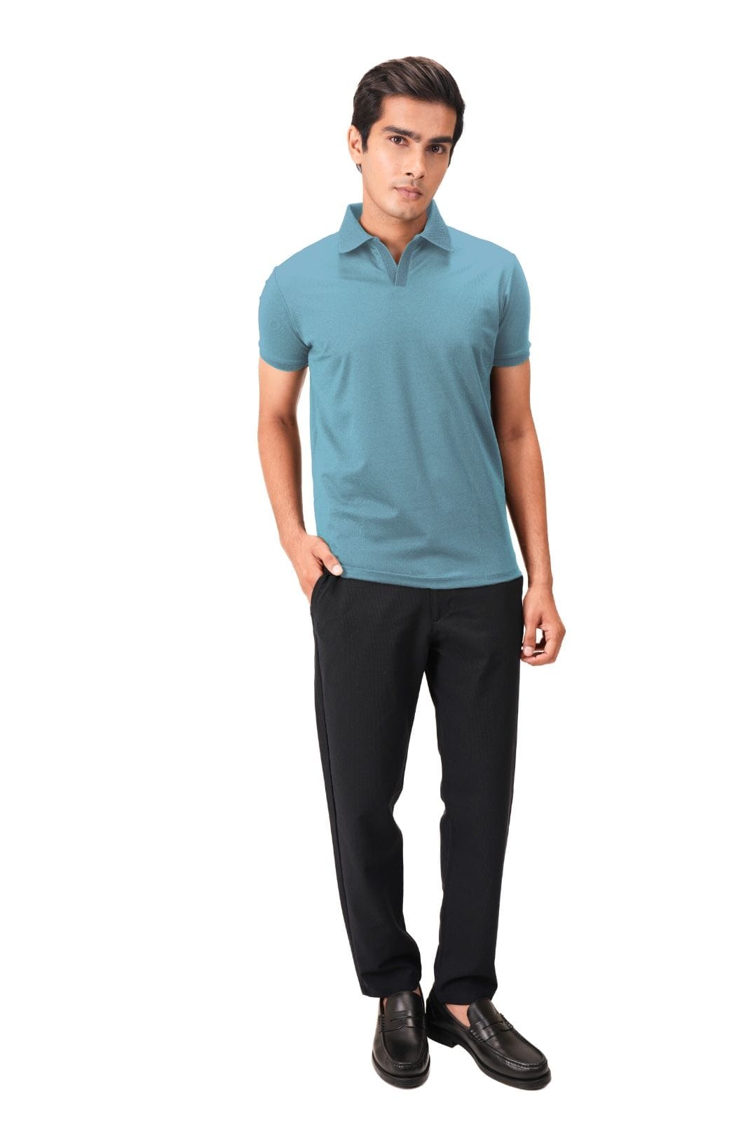 Wing Polo - Coastal Blue