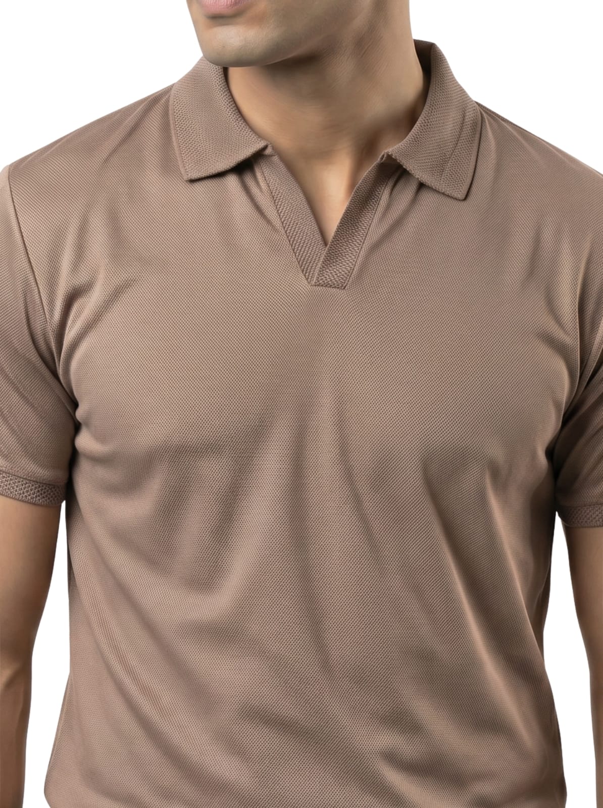 Wing Polo - Deep Taupe