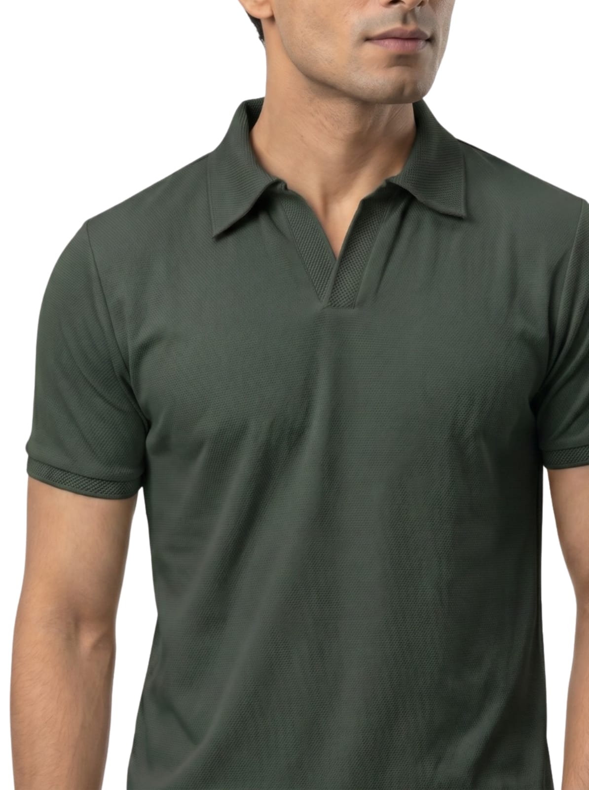 Wing Polo - Forest Green