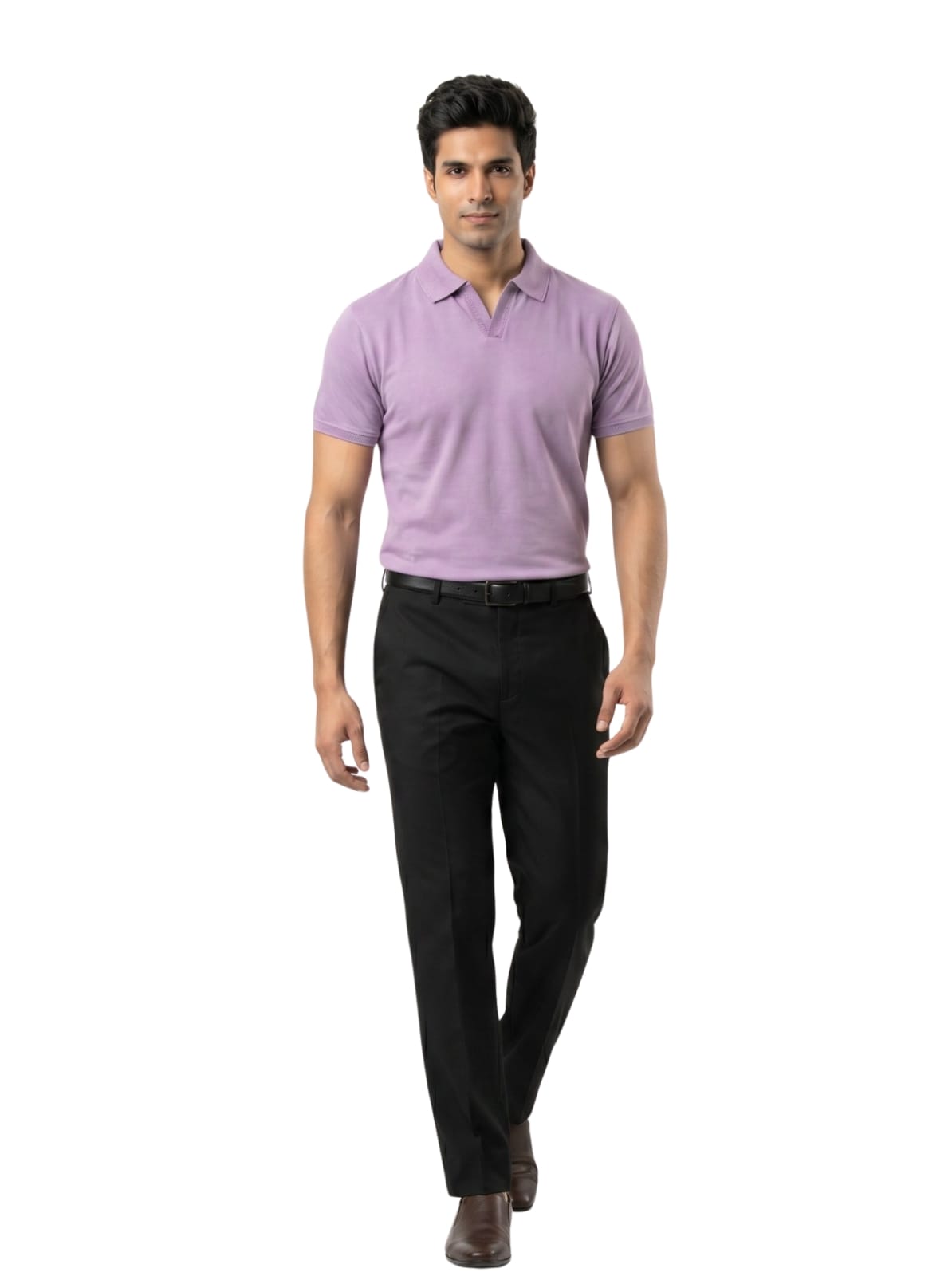 Wing Polo - Lavender Haze