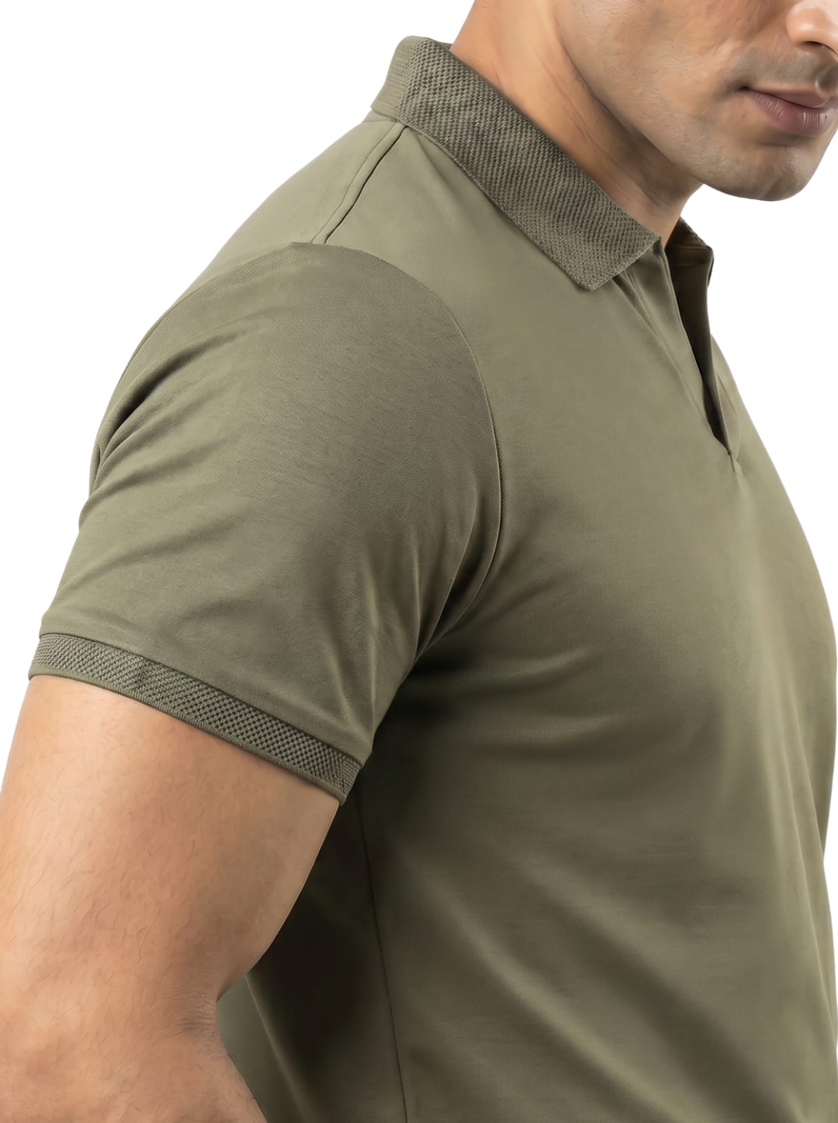 Wing Polo - Olive Green