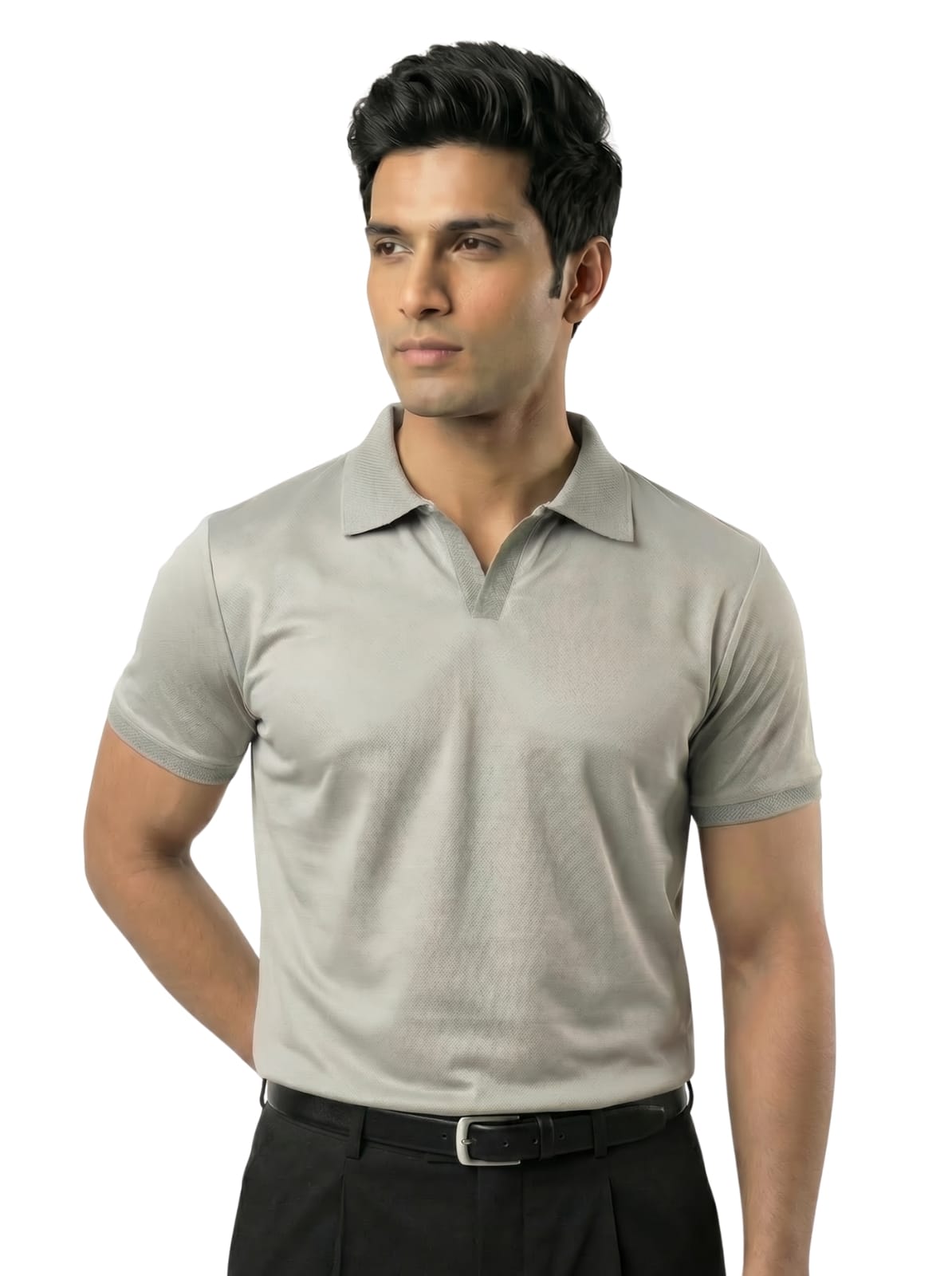 Wing Polo - Slate Grey
