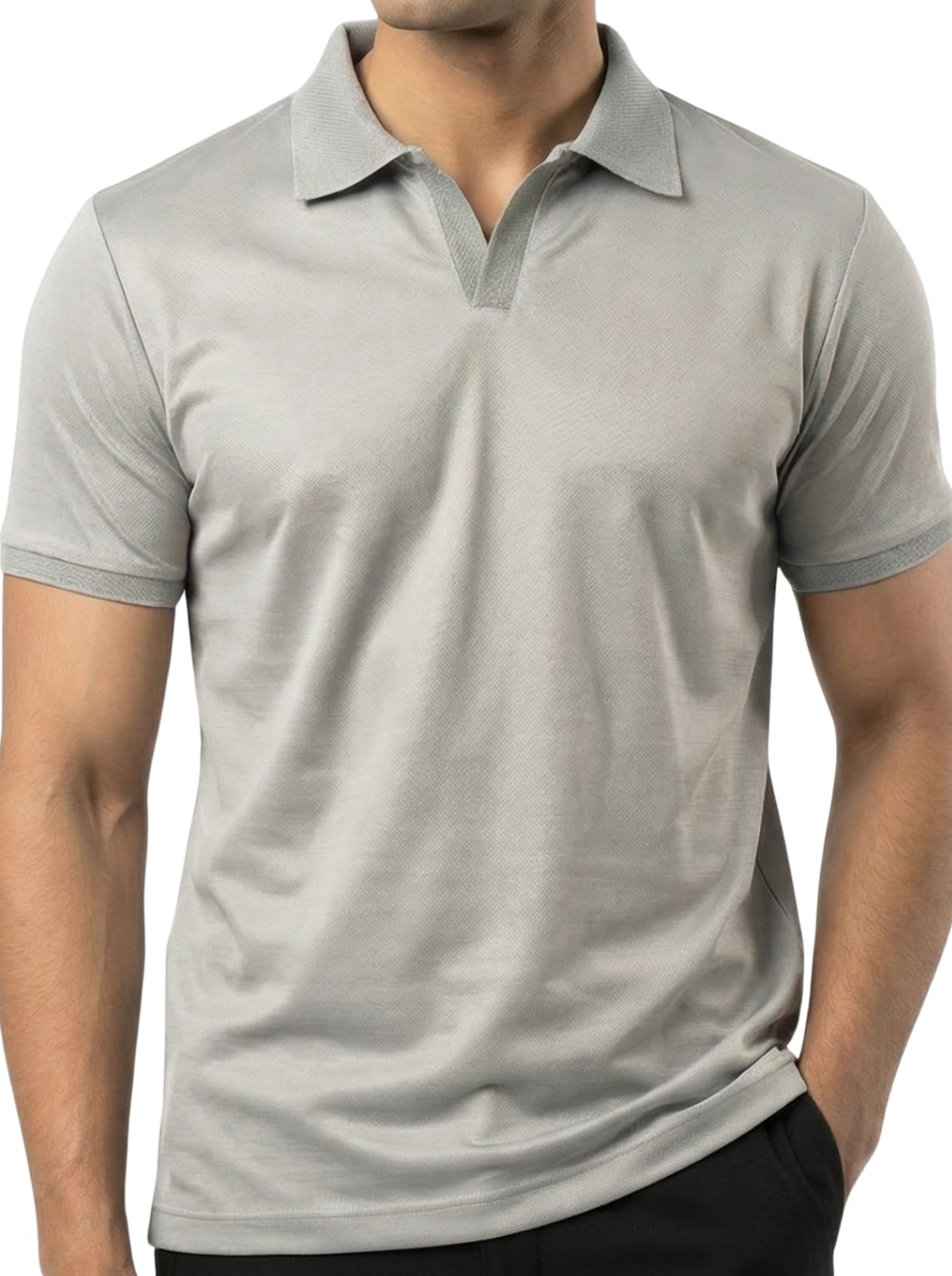 Wing Polo - Slate Grey