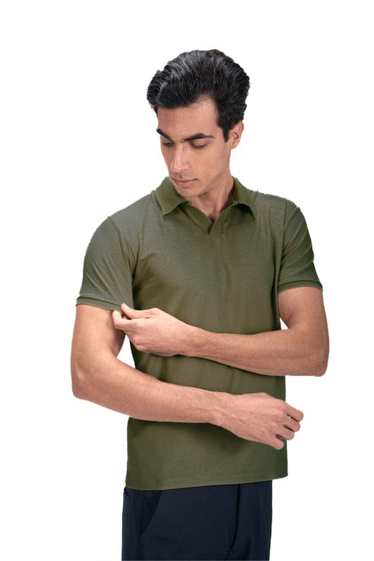Wing Polo - Heavy Dobby Johnny collar Polo
