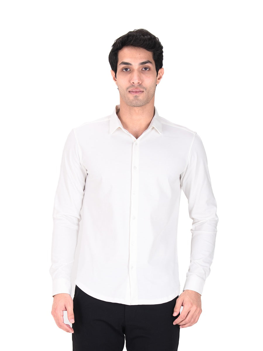 Cardinal Dobby Shirt - Knitted Heavy Shirt