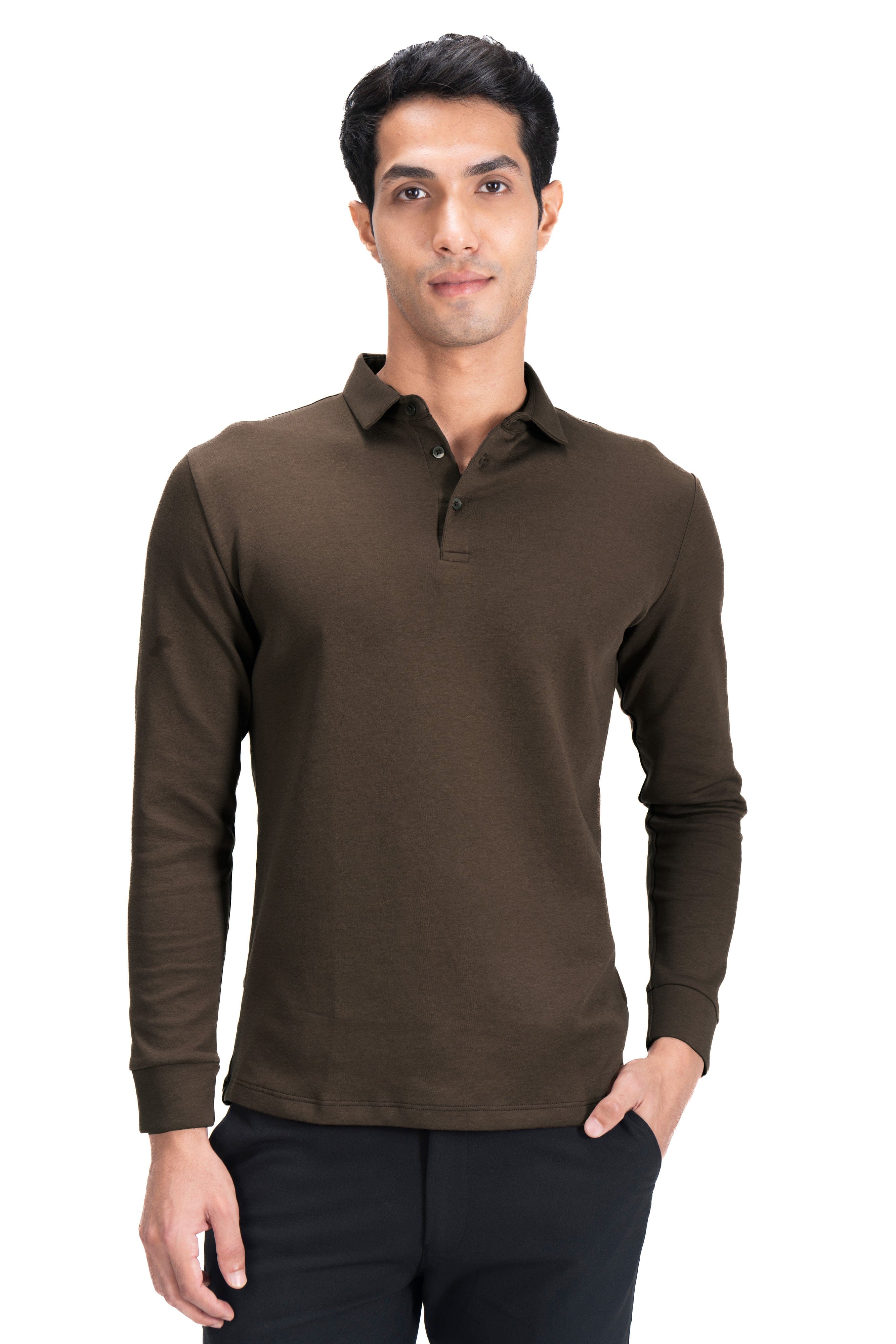Legacy Polo | Cotton Full Sleeves T-shirt | Puffed Long Sleeve Polo