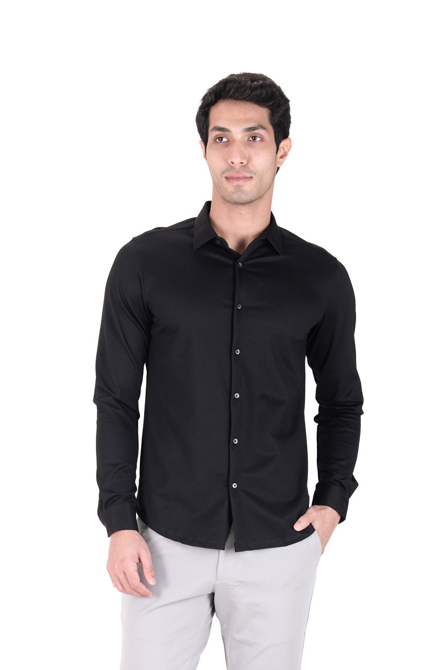 Cardinal Dobby Shirt - Knitted Heavy Shirt
