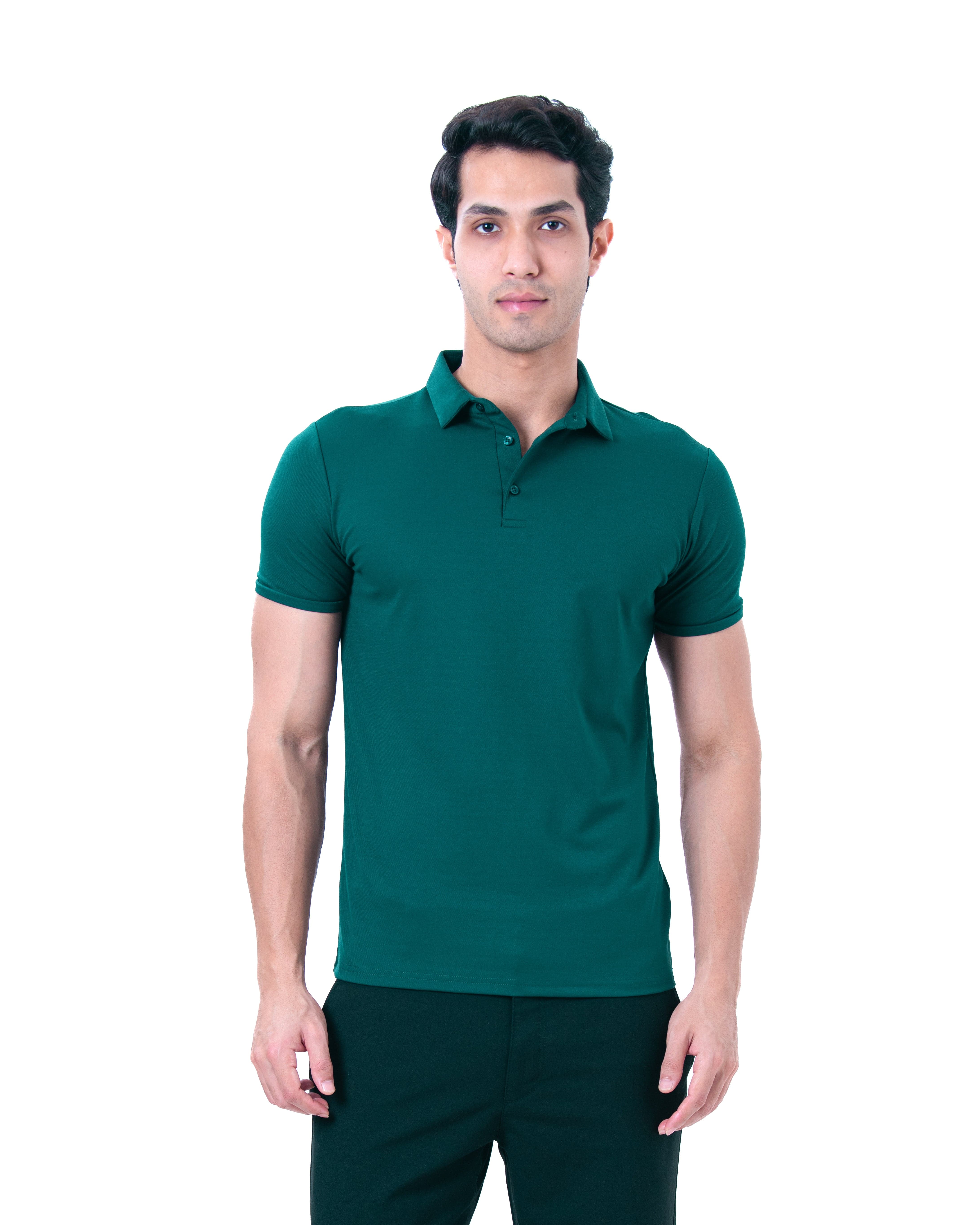 Cardinal Polo Twill- Natural Green