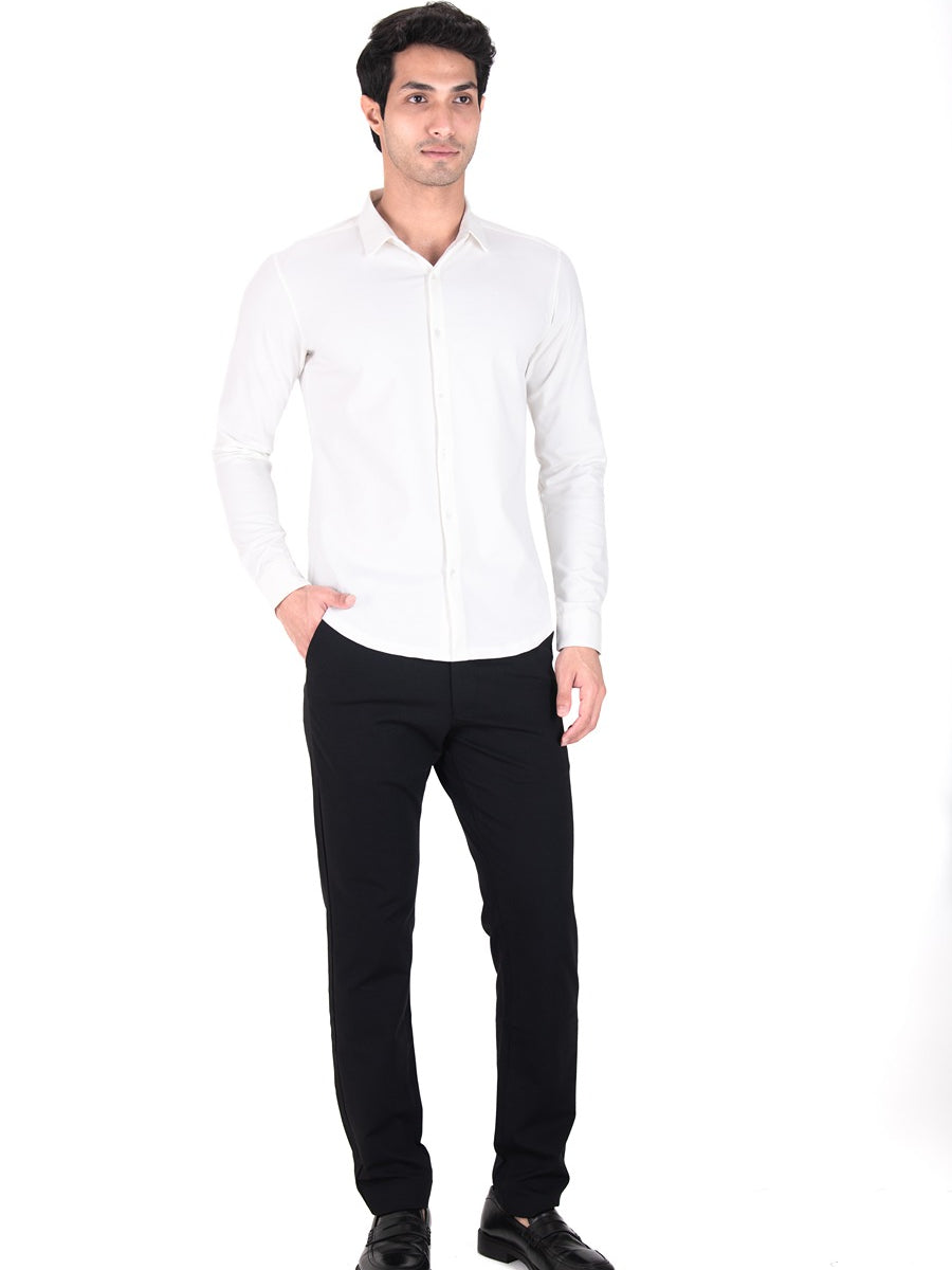 Cardinal Dobby Shirt - Knitted Heavy Shirt