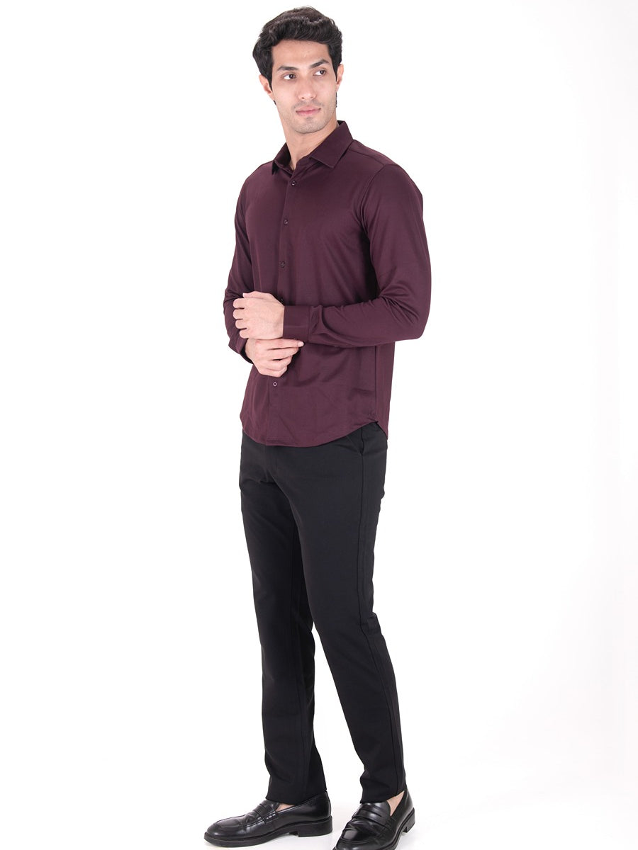 Cardinal Dobby Shirt - Knitted Heavy Shirt