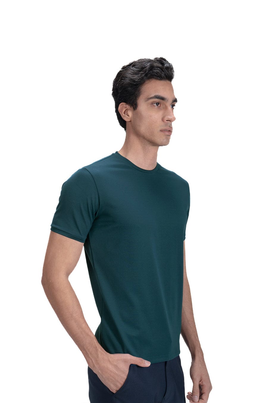 Salient Crew Neck - Natural Green