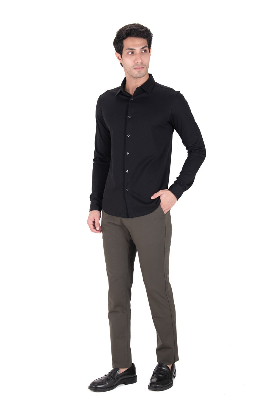 Fluid Cotton Flow Shirt - Mercerised Butter Fabric