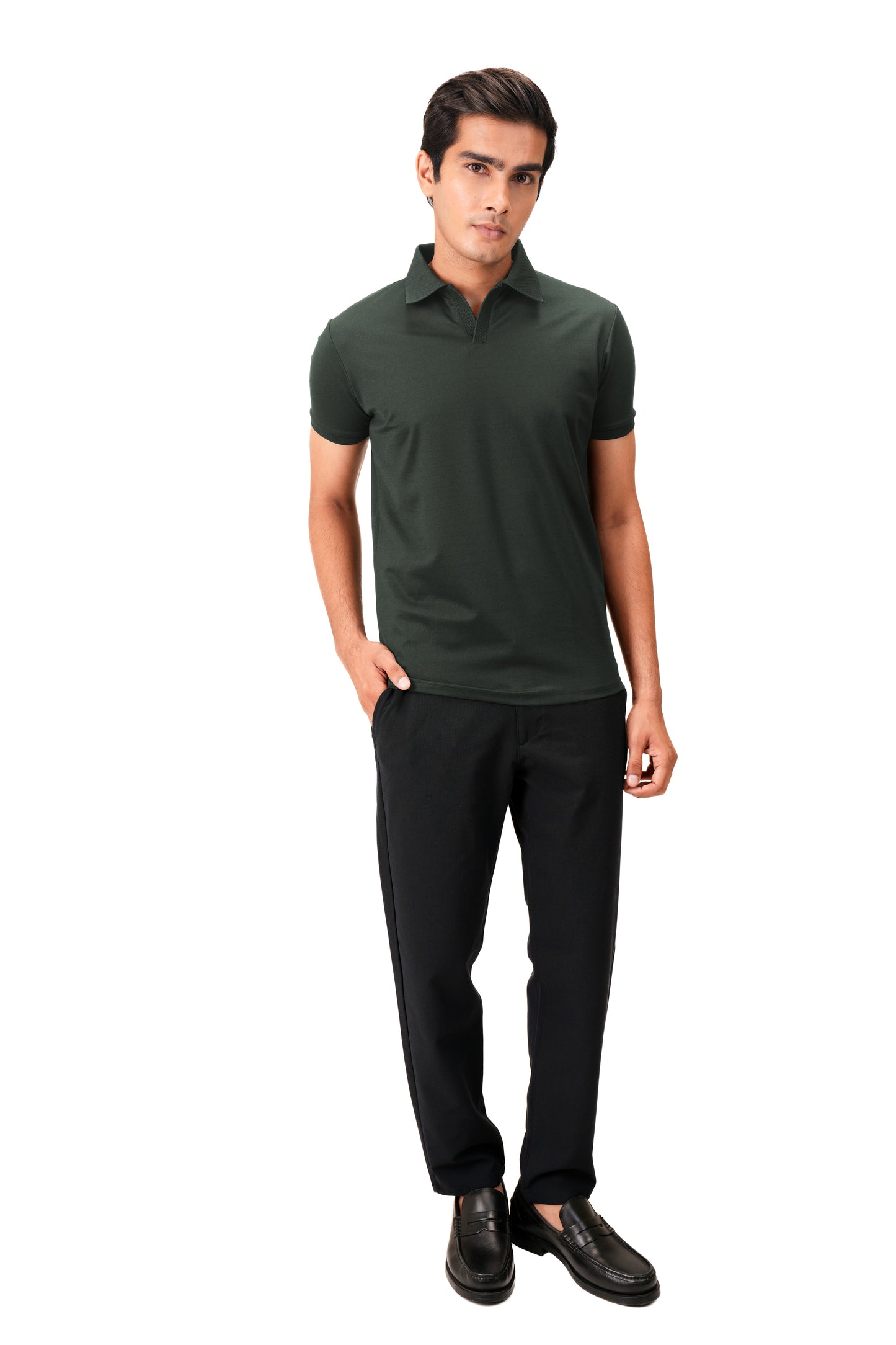 Wing Polo - Heavy Dobby Johnny collar Polo