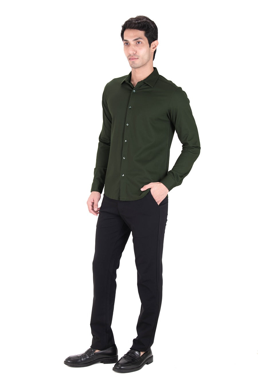 Cardinal Dobby Shirt - Knitted Heavy Shirt