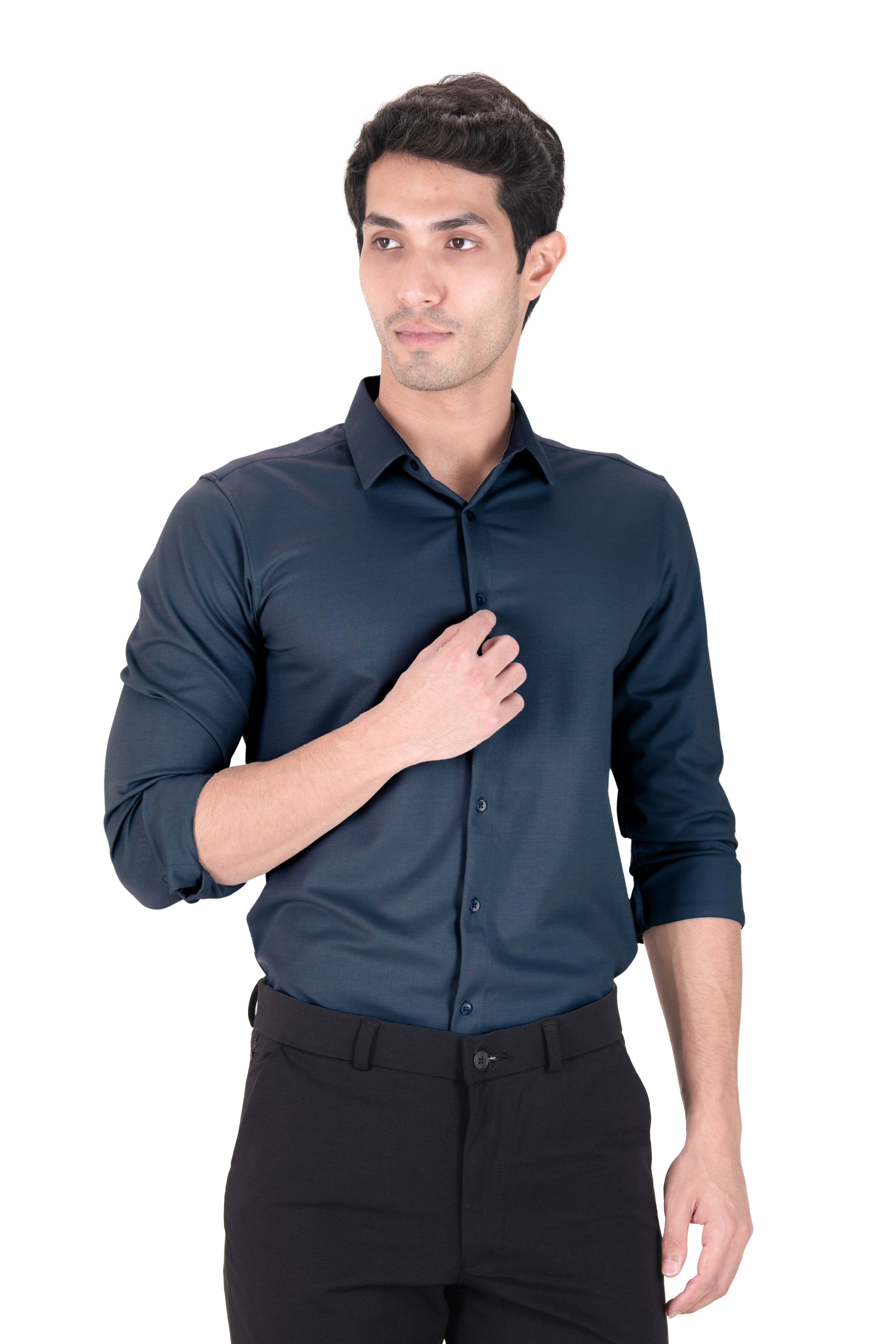 Cardinal Dobby Shirt - Knitted Heavy Shirt