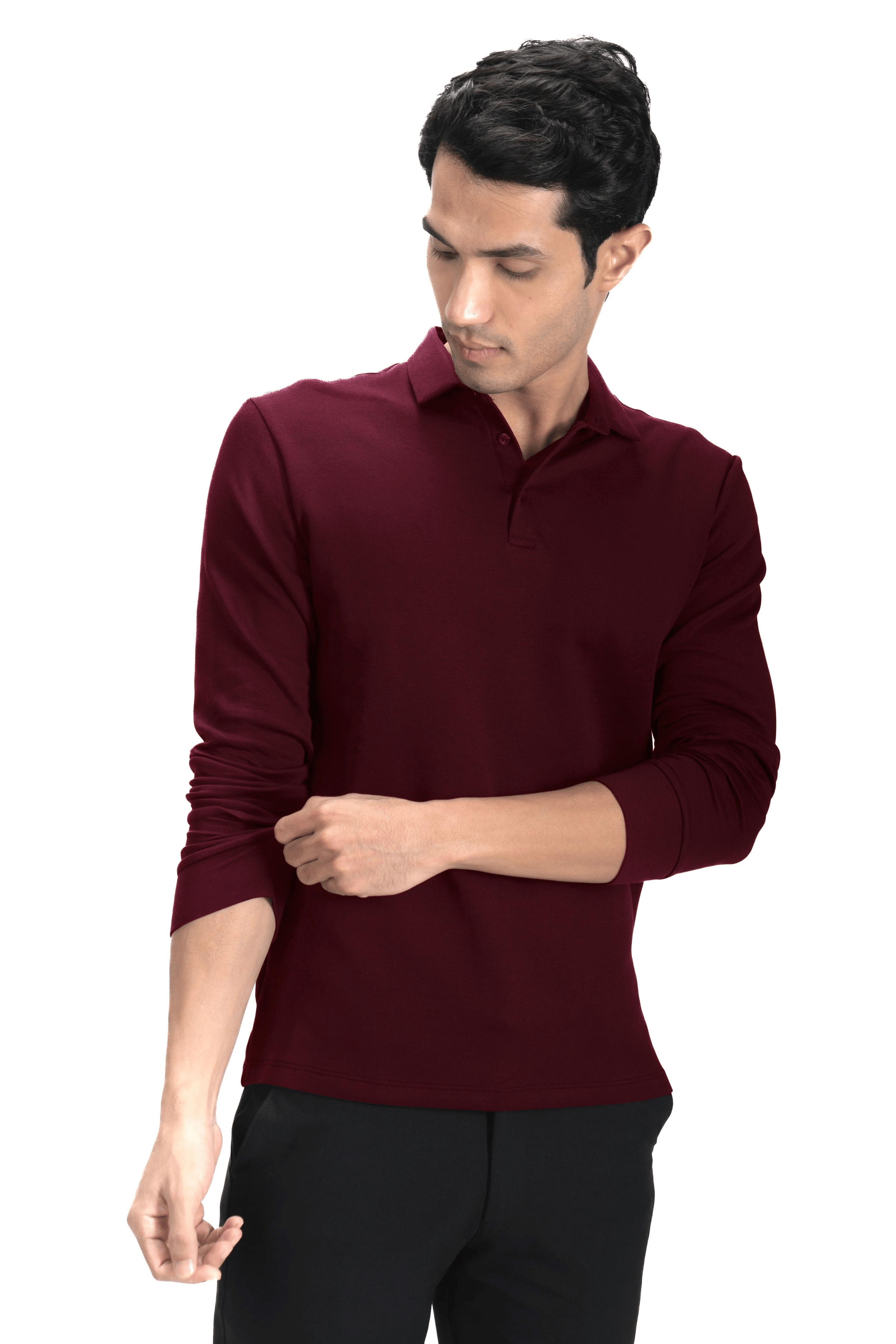 Legacy Polo Sweater - Red Clay