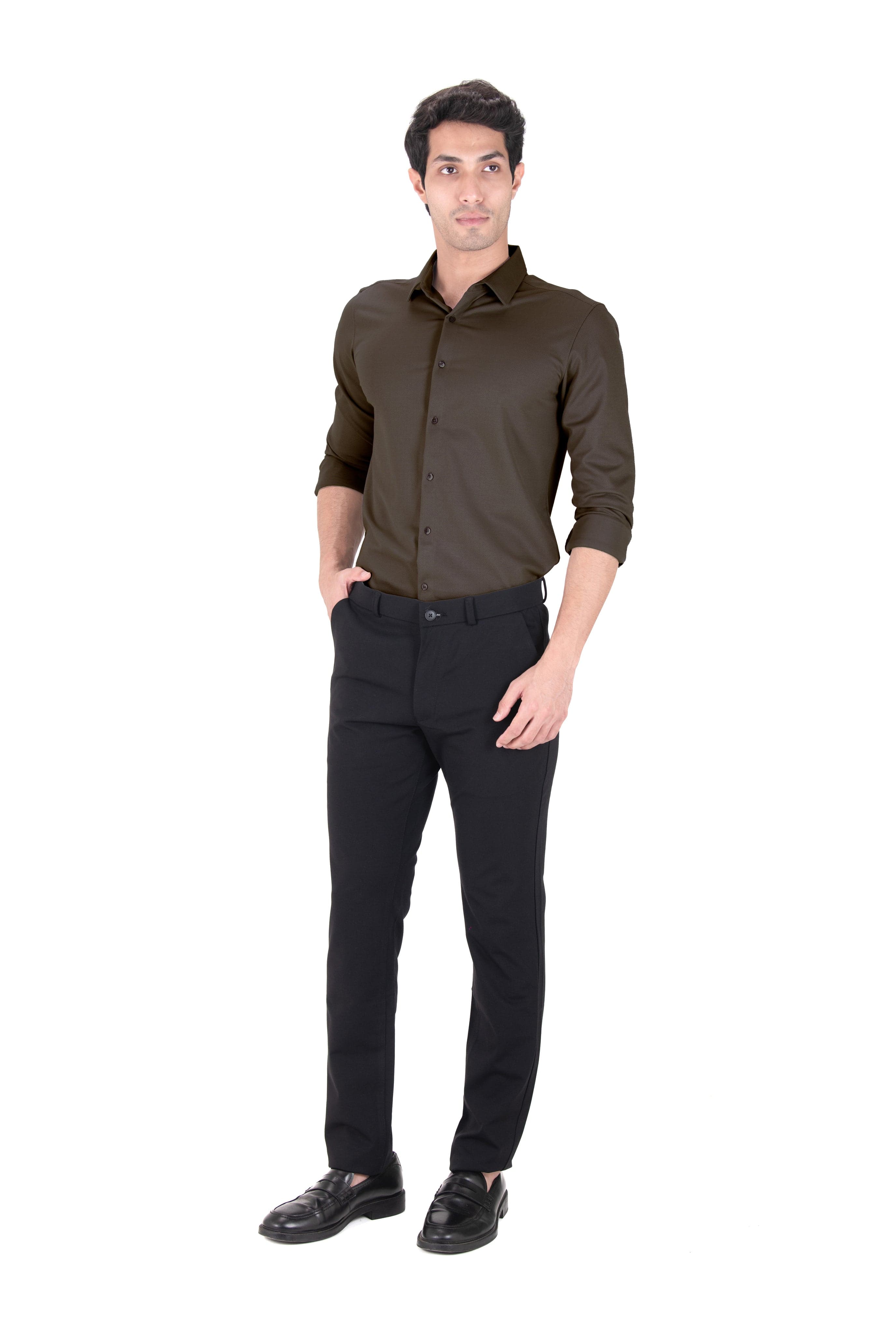 Cardinal Dobby Shirt - Knitted Heavy Shirt