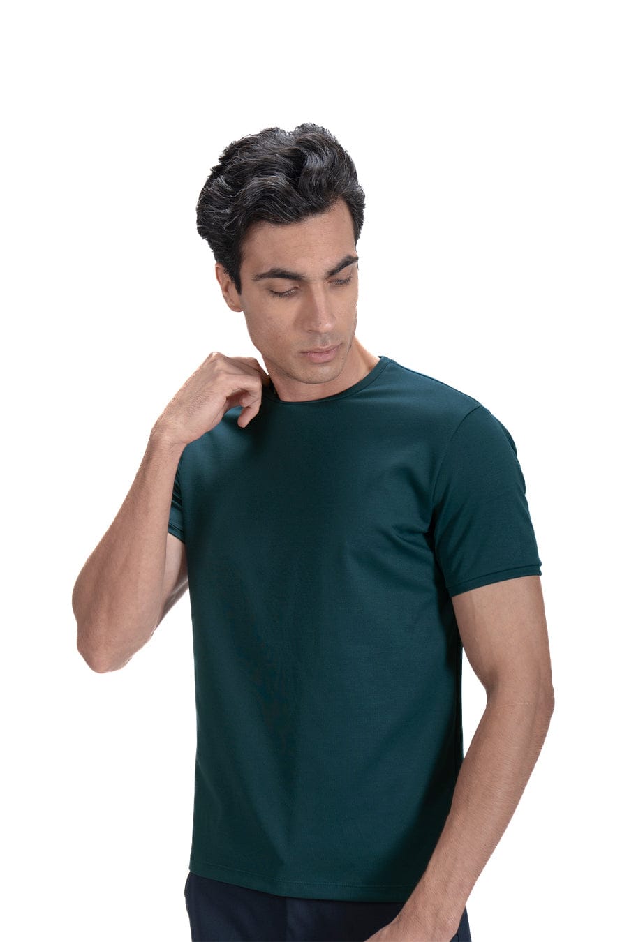 Salient Crew Neck - Natural Green