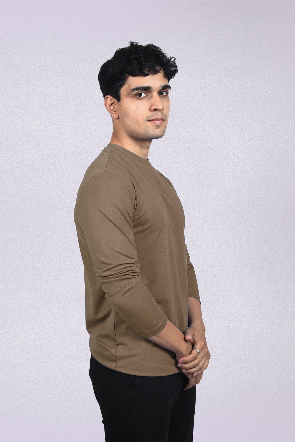 Absolute Crew Full Sleeves- Sandstone