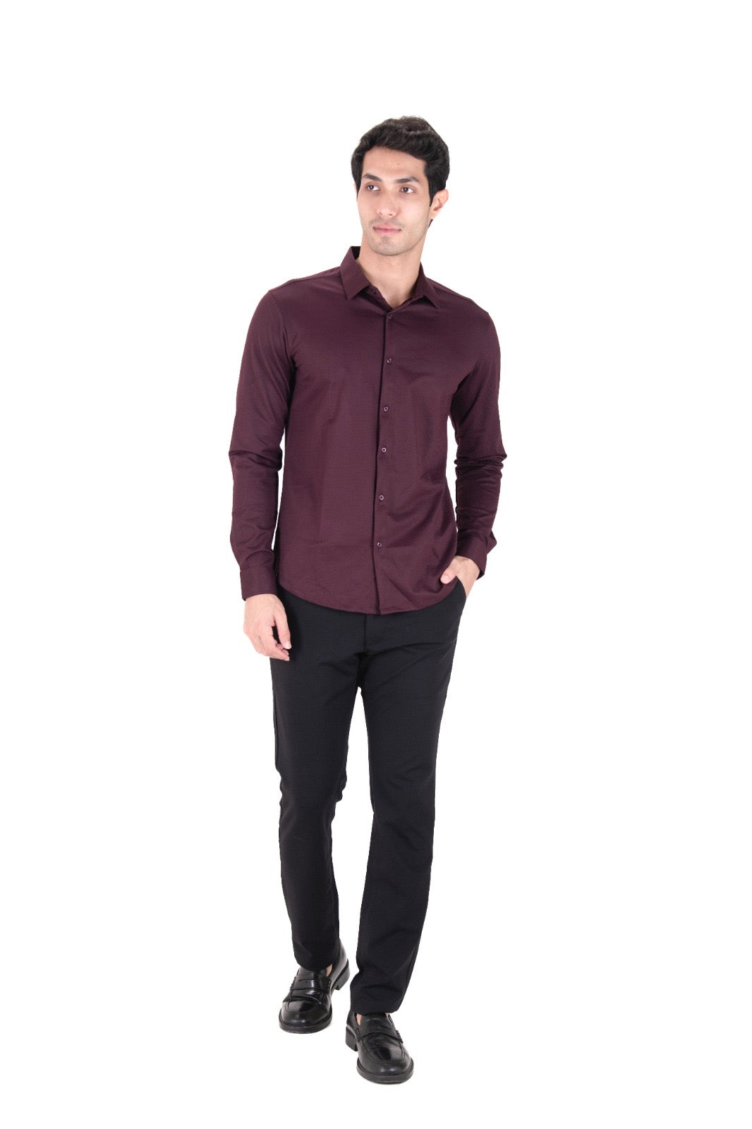 Cardinal Dobby Shirt - Knitted Heavy Shirt