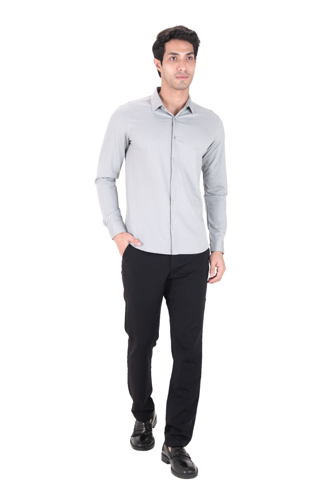 Cardinal Dobby Shirt - Knitted Heavy Shirt