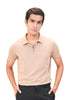 Suede Zipper Polo