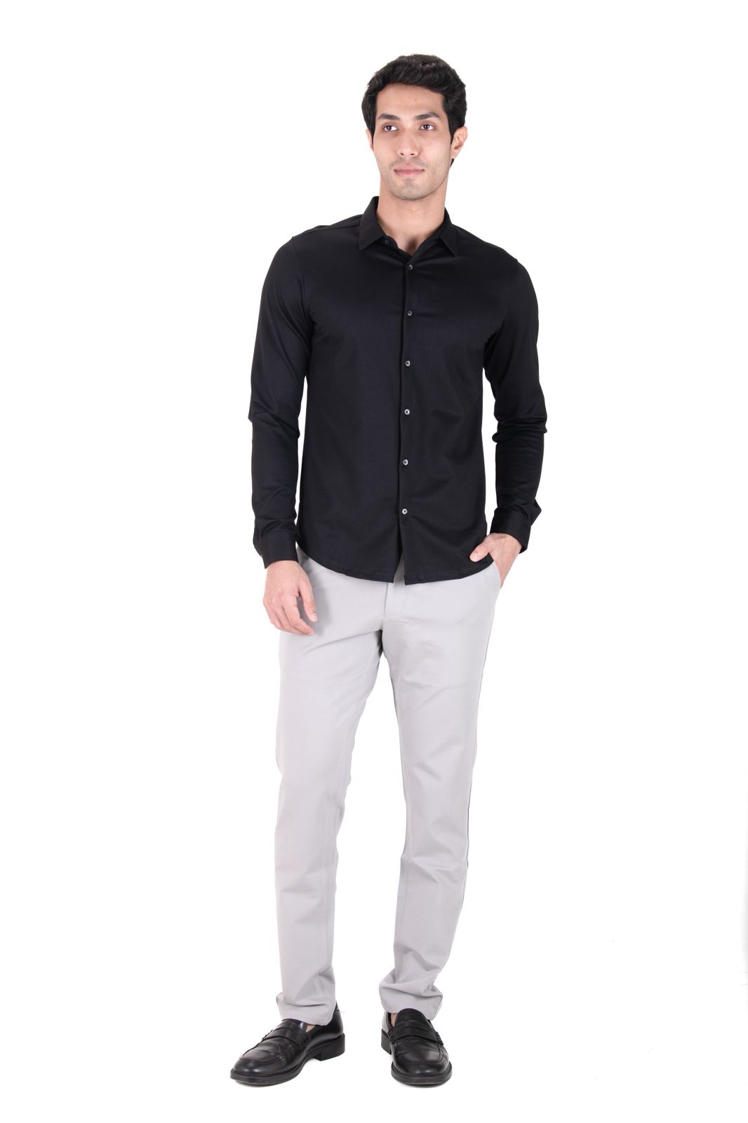 Cardinal Dobby Shirt - Knitted Heavy Shirt