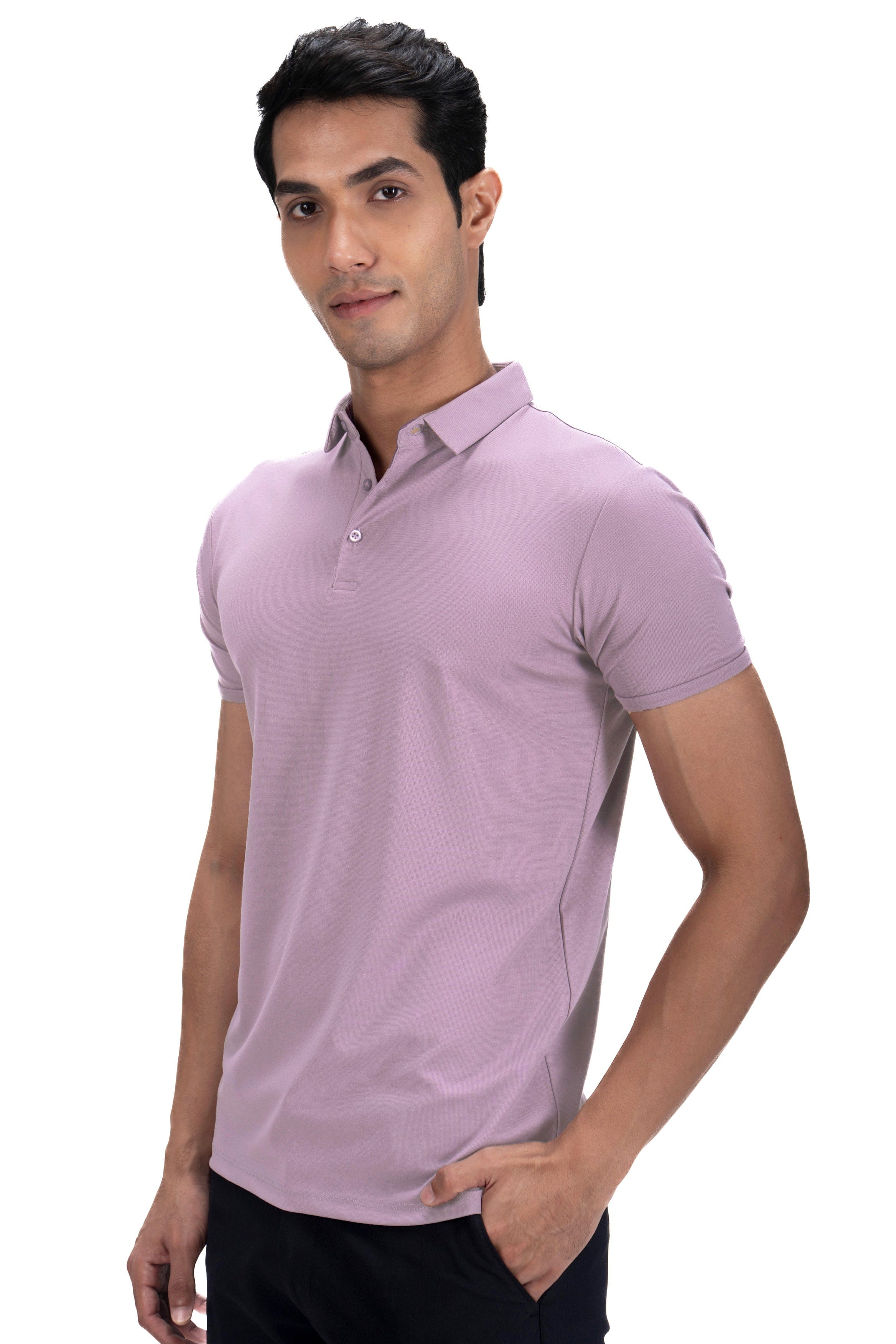 トップス polo flexwitme Cardinal Polo Twill | Premium Basic Collar T-shirt | Men Solid Polo