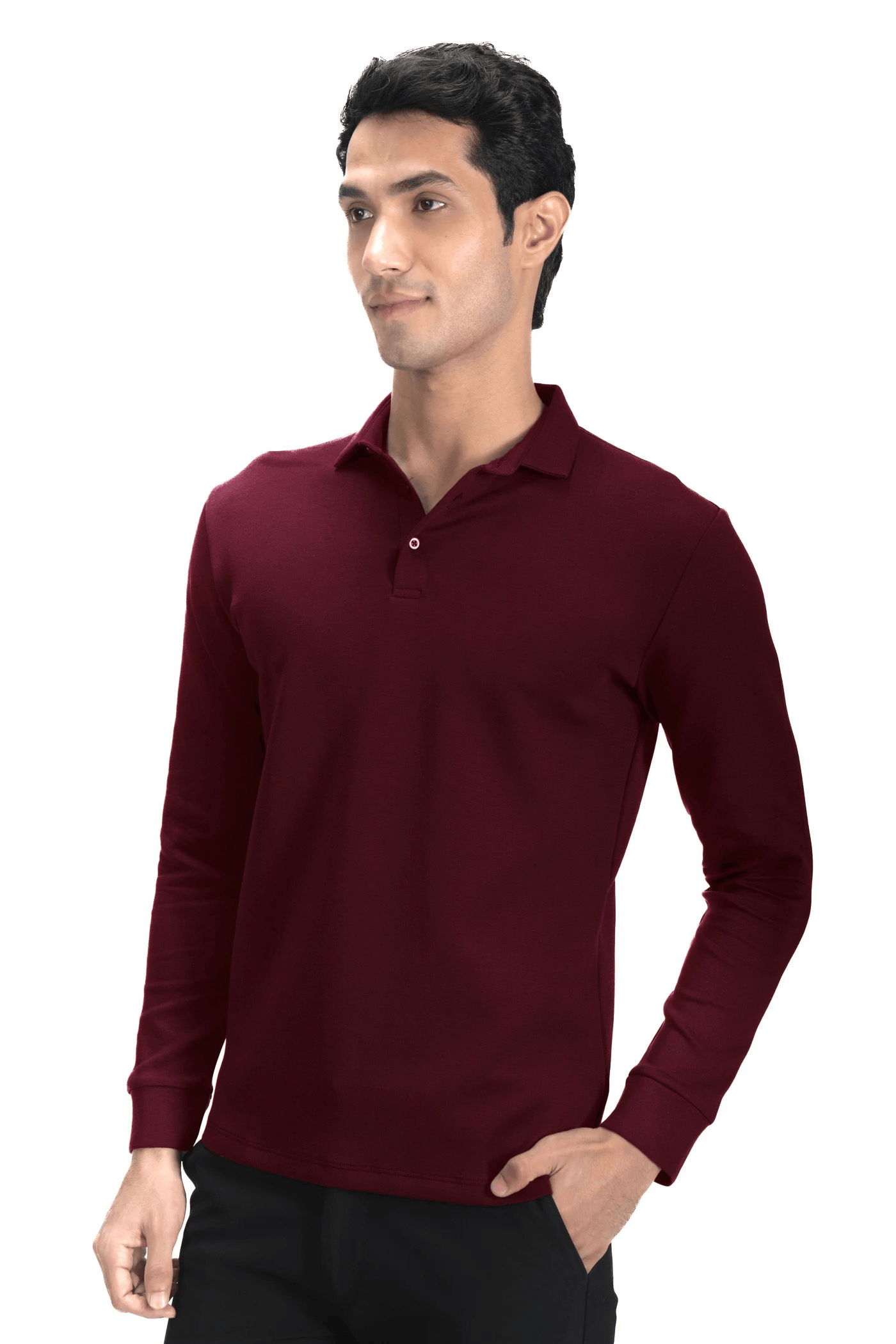 Legacy Polo Sweater - Red Clay