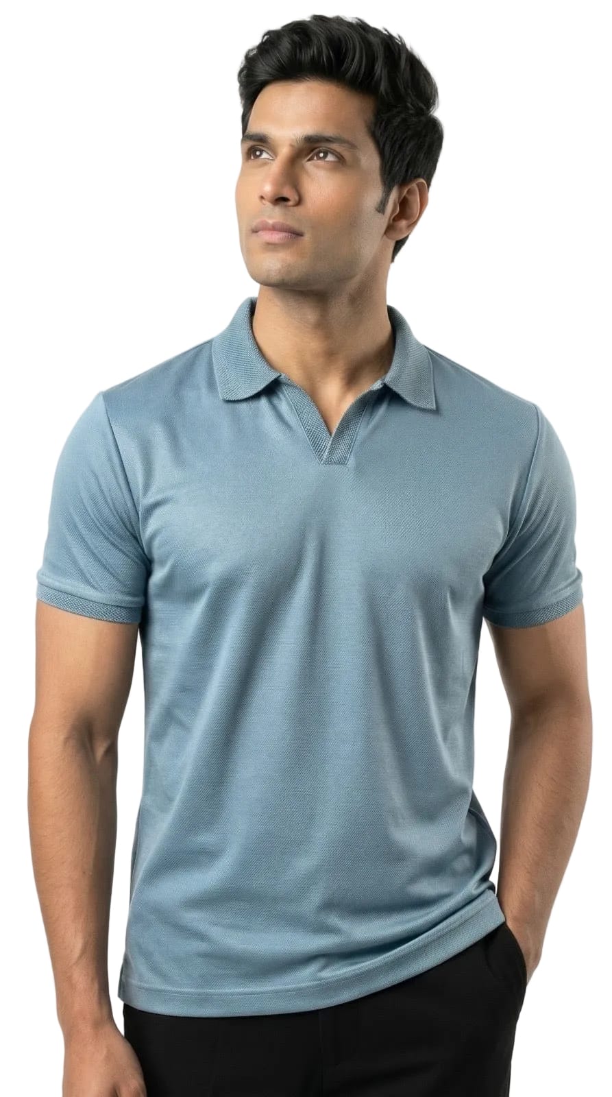 Wing Polo - Coastal Blue