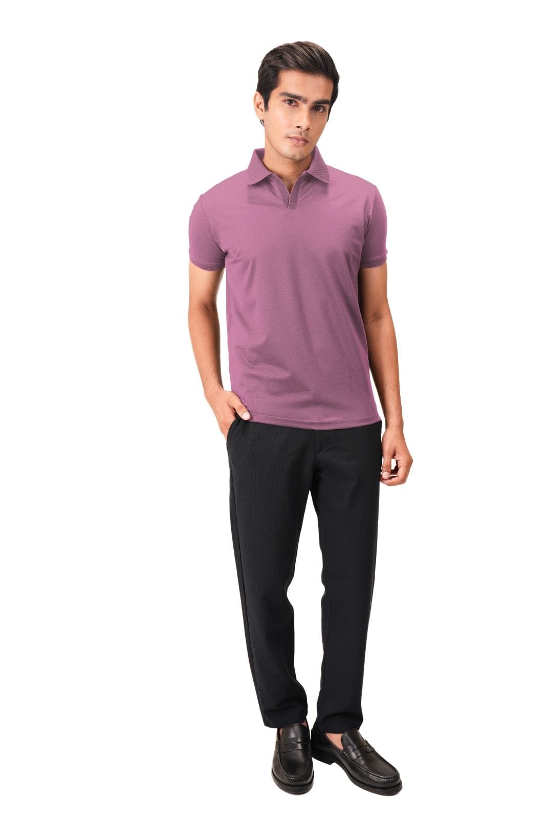 Wing Polo - Rose Wood